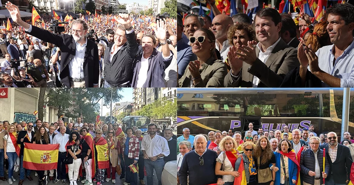 Amplia representación del PP del Bierzo y de León en la manifestación