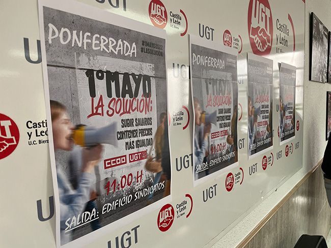 CCOO Y UGT Bierzo Se Movilizan En Ponferrada El 1 De Mayo Por Una