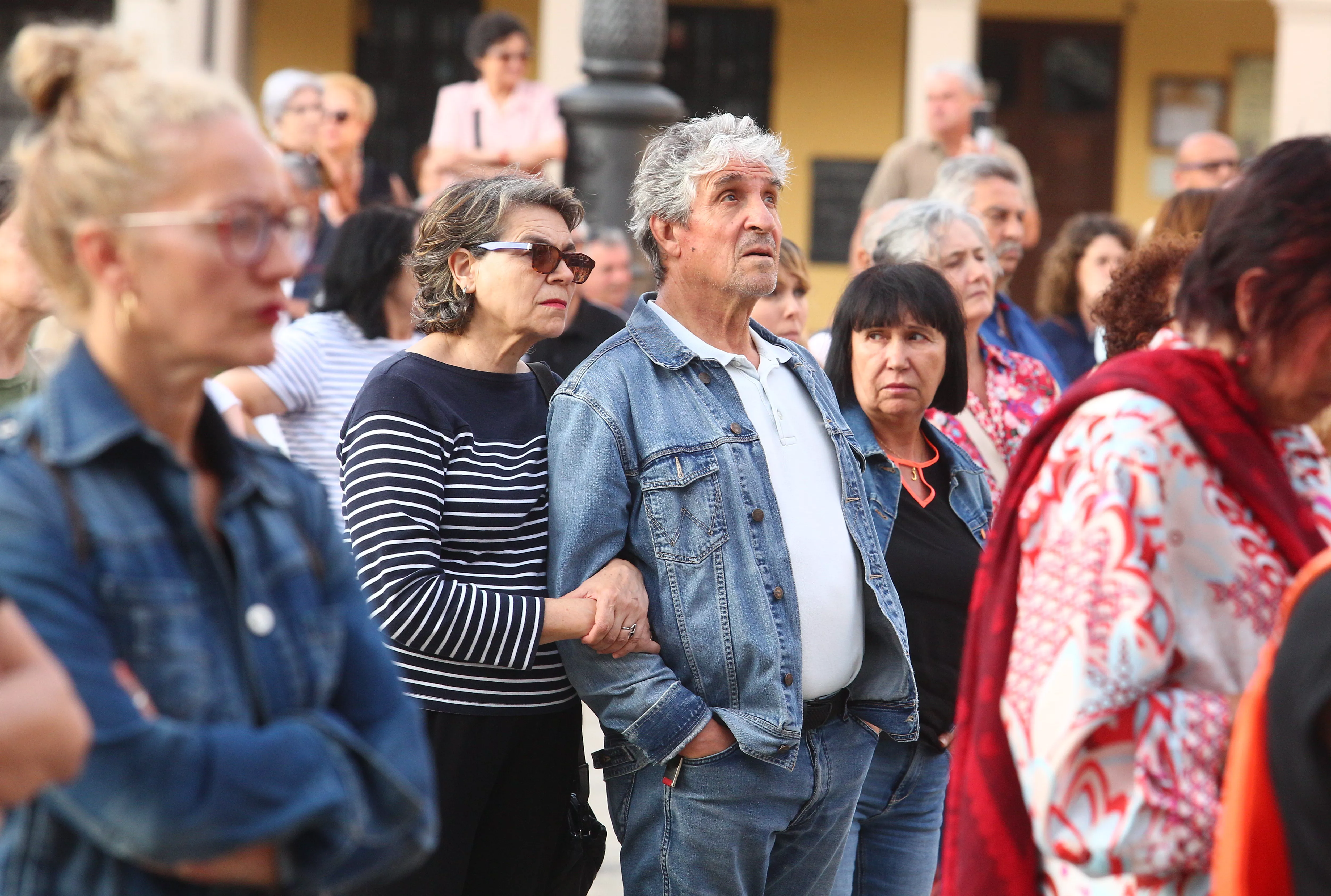 César Sánchez  ICAL. Concentración de la Asociación Feministas Bercianas en Ponferrada contra el cambio de criterio de la fiscalía en el caso de Pedro Muñoz 