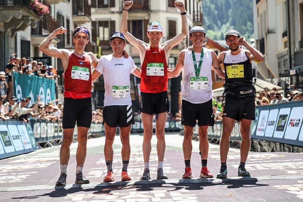 Manuel Merillas en el Marathon de Mont Blanc