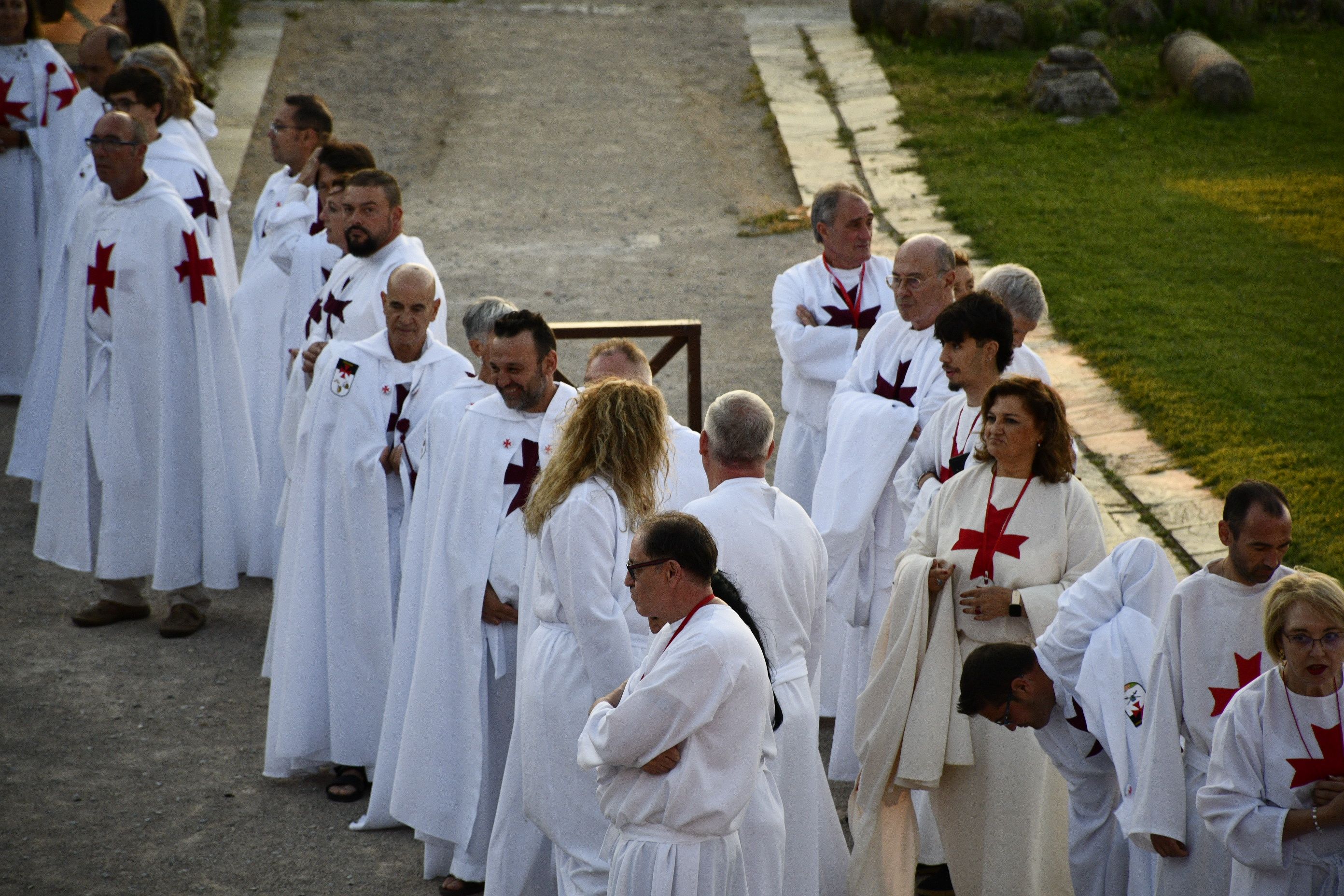 Ordenación de nuevos caballeros de la Noche Templaria