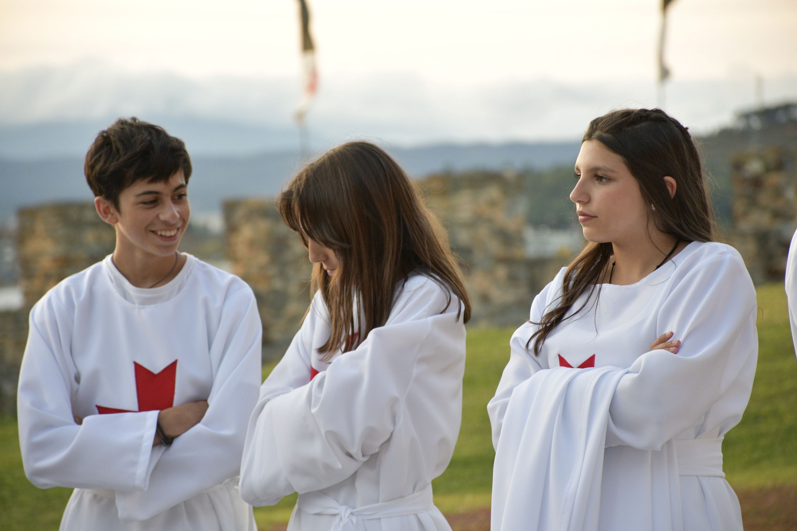 Ordenación de nuevos caballeros de la Noche Templaria