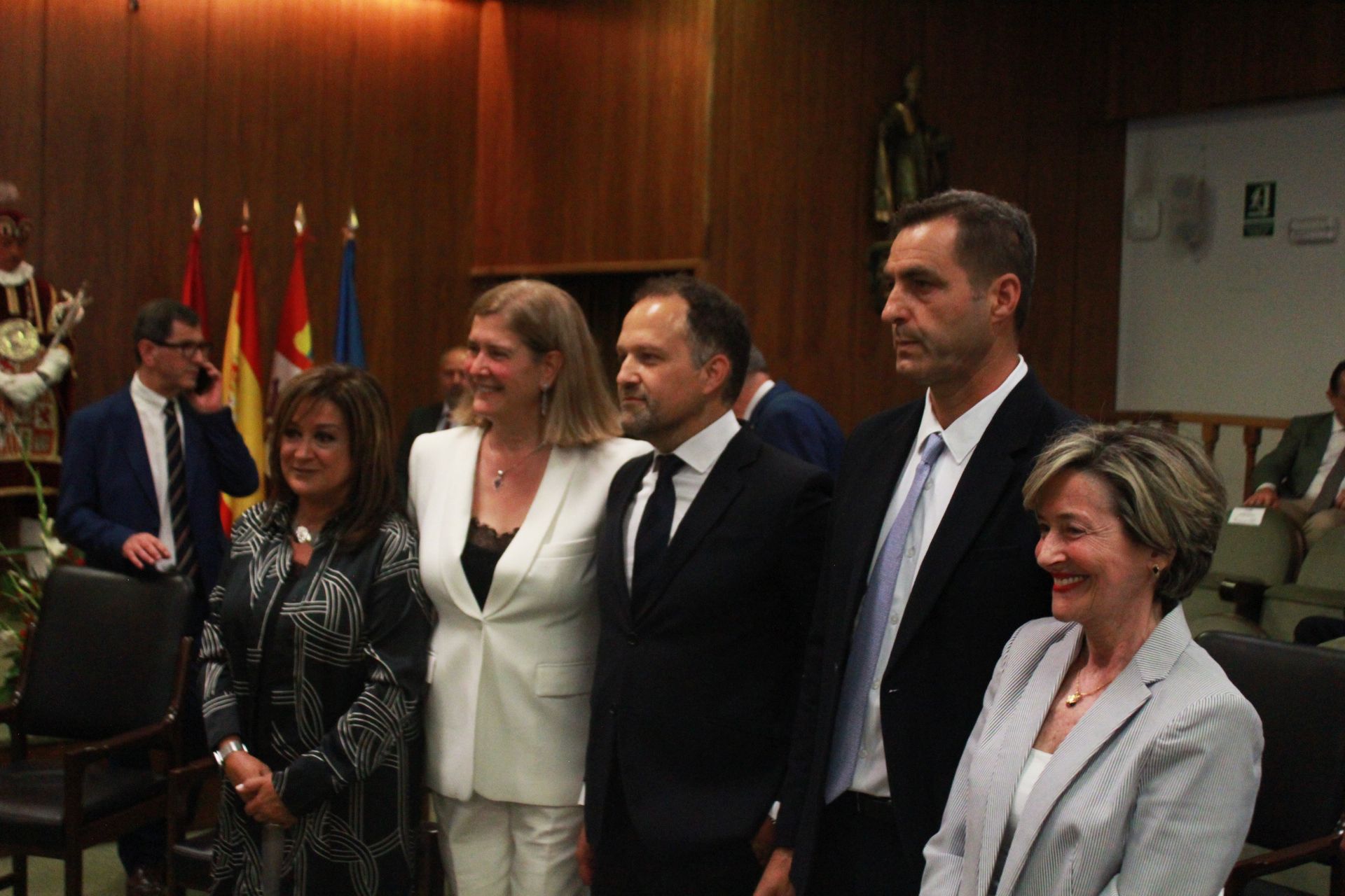 Parte de los concejales del PP en el Ayuntamiento de León