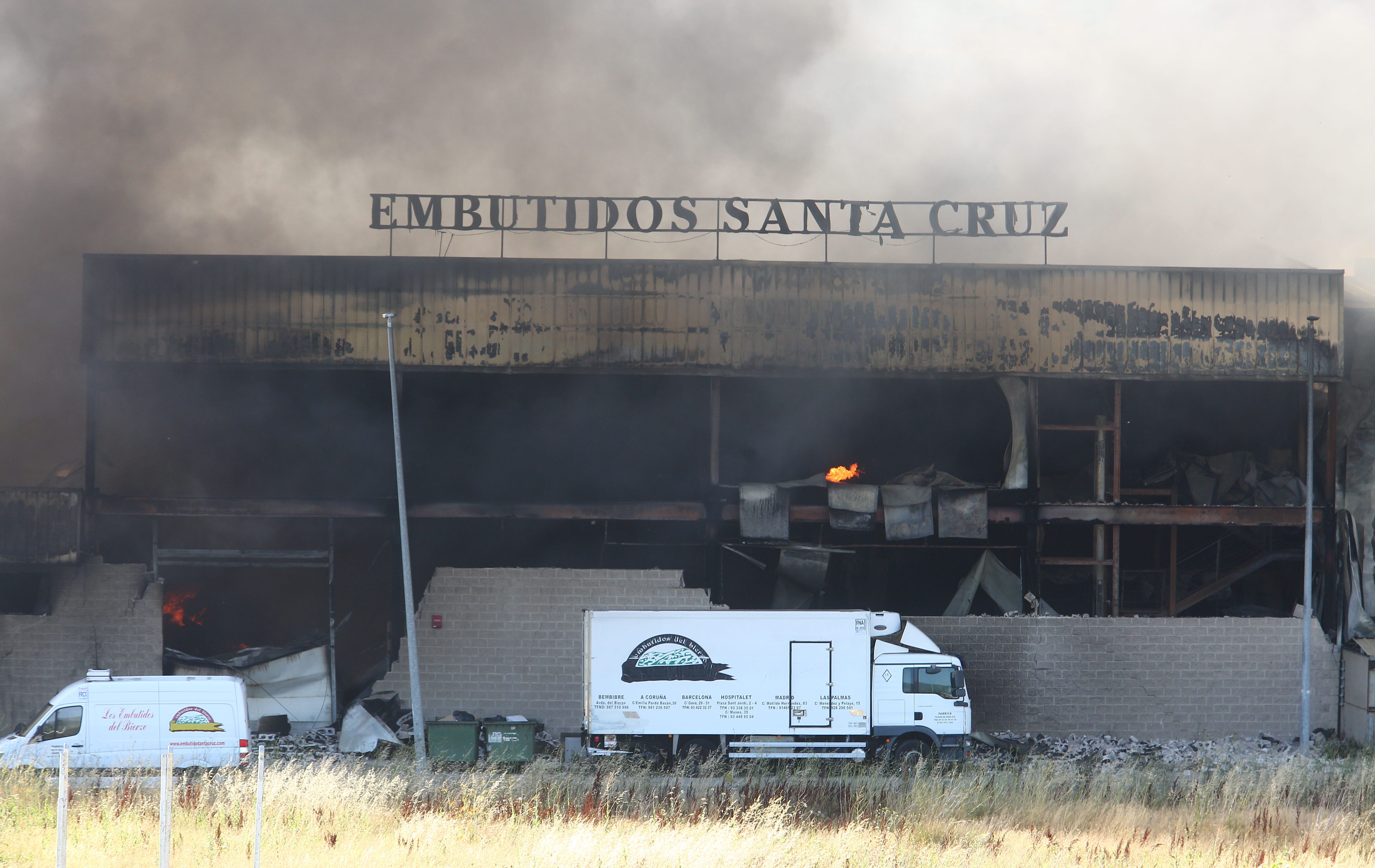 Incendio de la fábrica