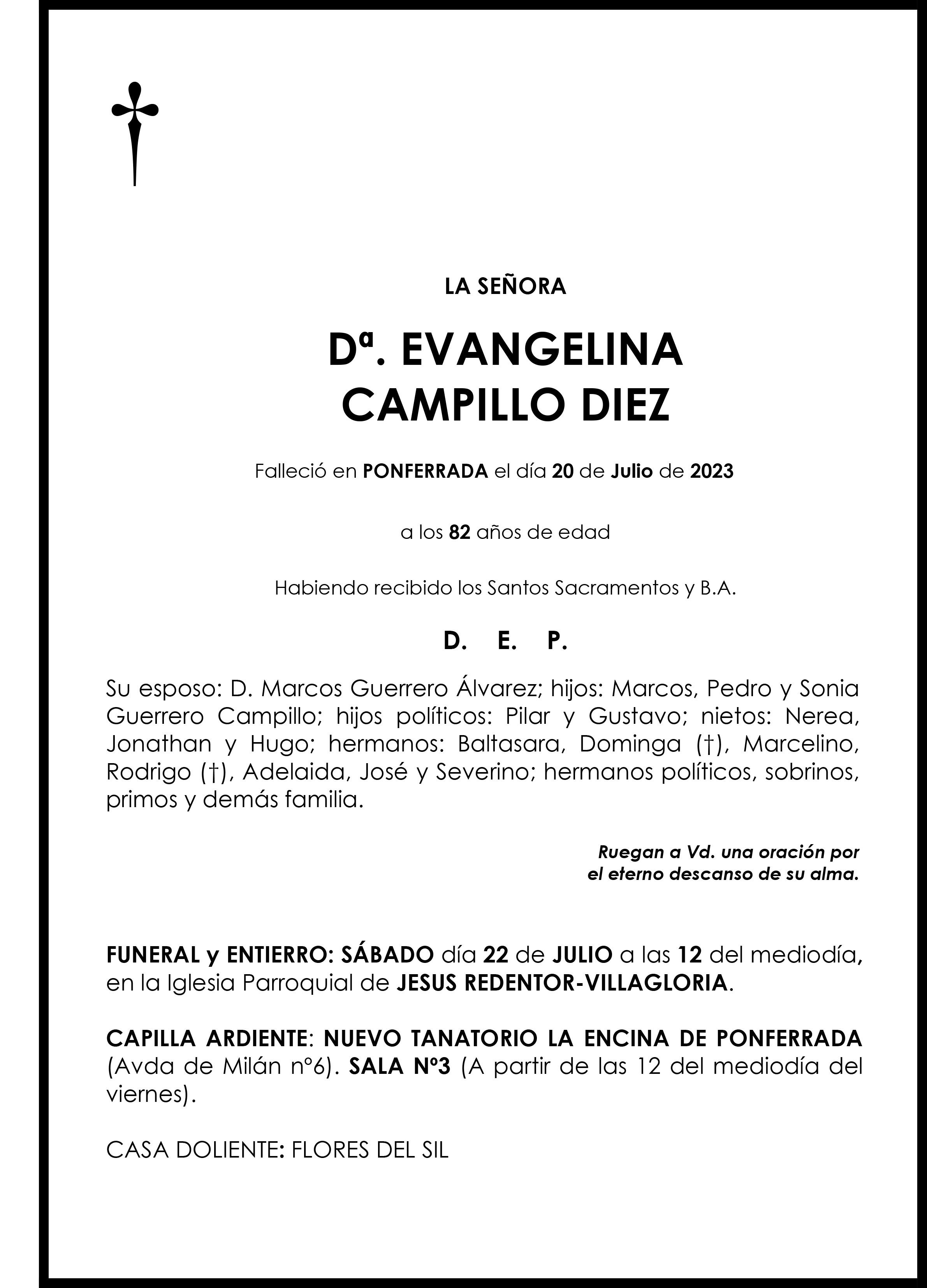 EVANGELINA CAMPILLO DIEZ