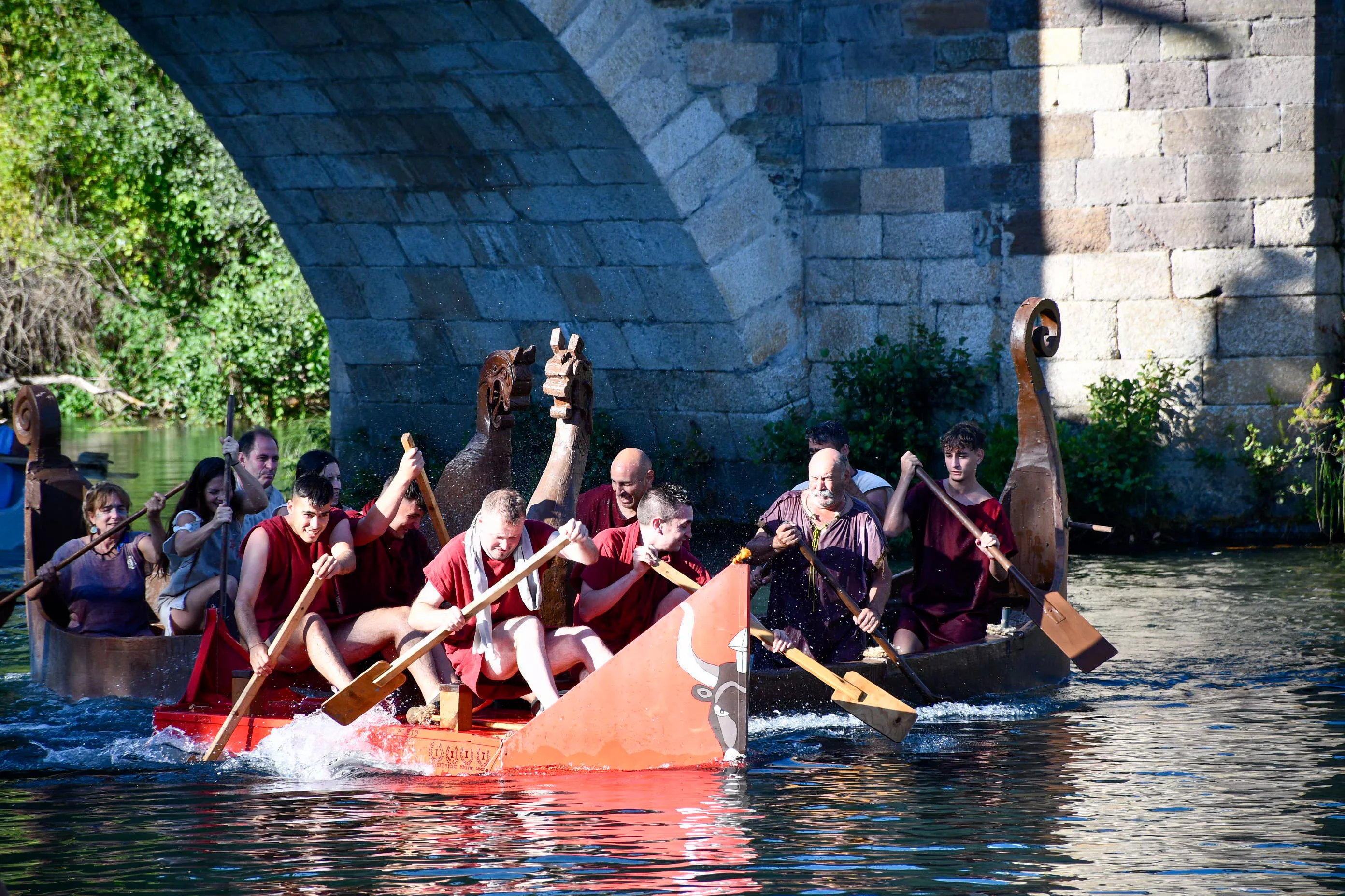 Batalla naval de la Ludus Bergidum de Cacabelos