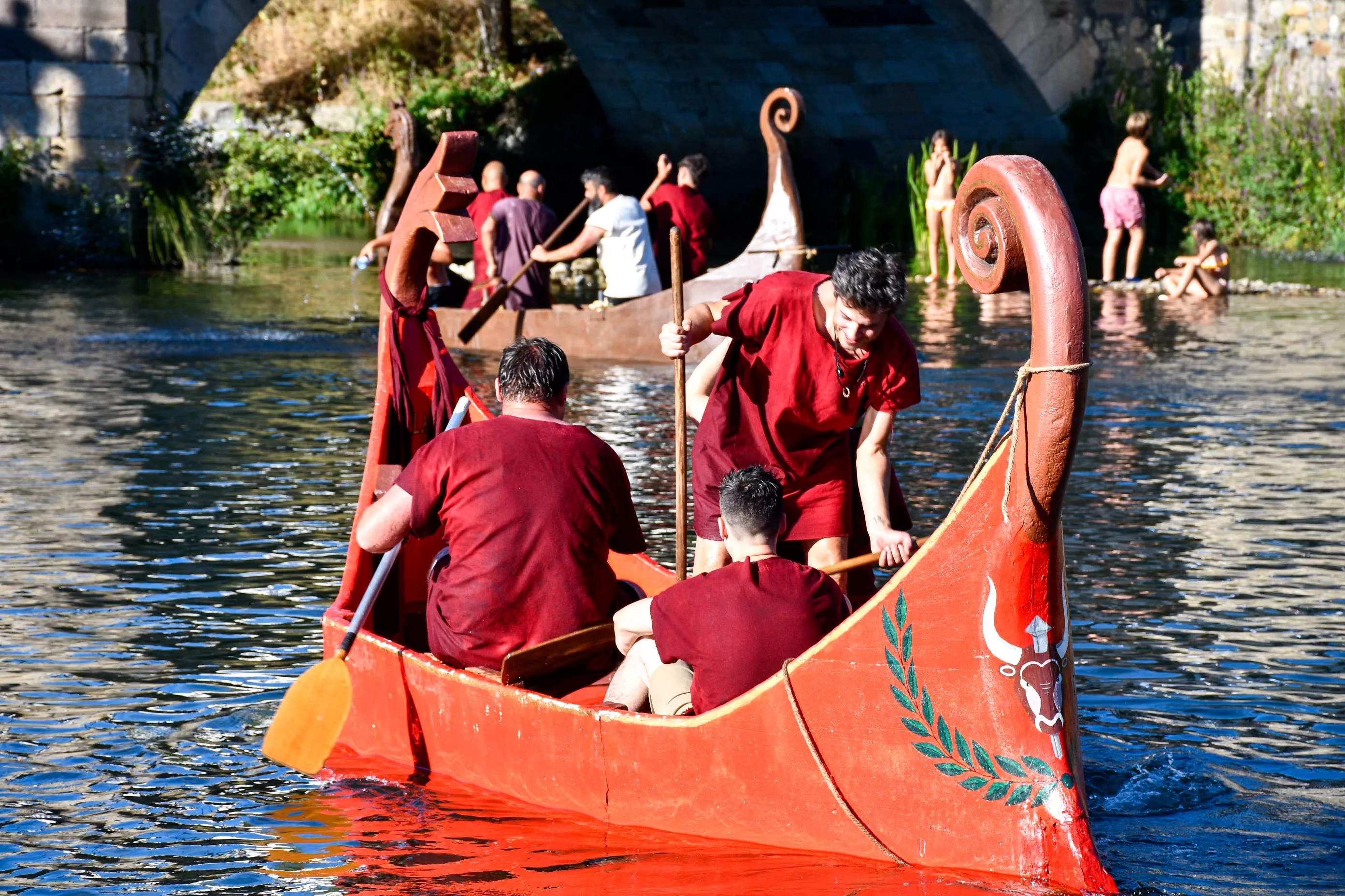 Batalla naval de la Ludus Bergidum de Cacabelos