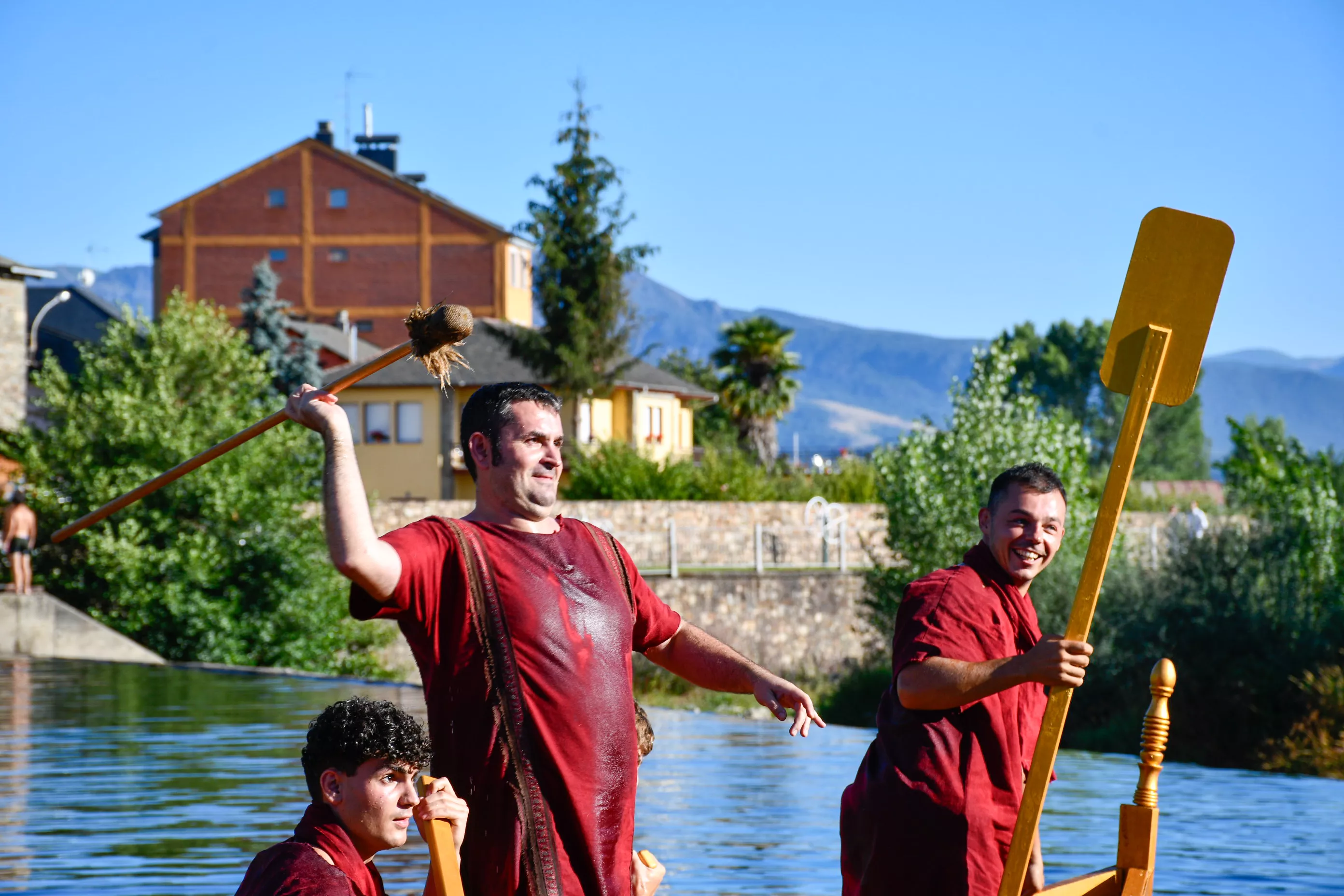 Batalla naval de la Ludus Bergidum de Cacabelos