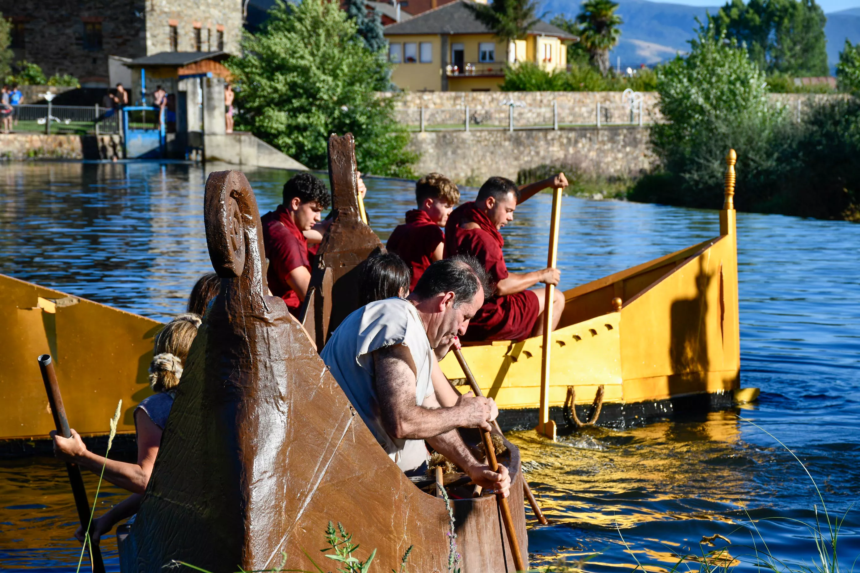 Batalla naval de la Ludus Bergidum de Cacabelos