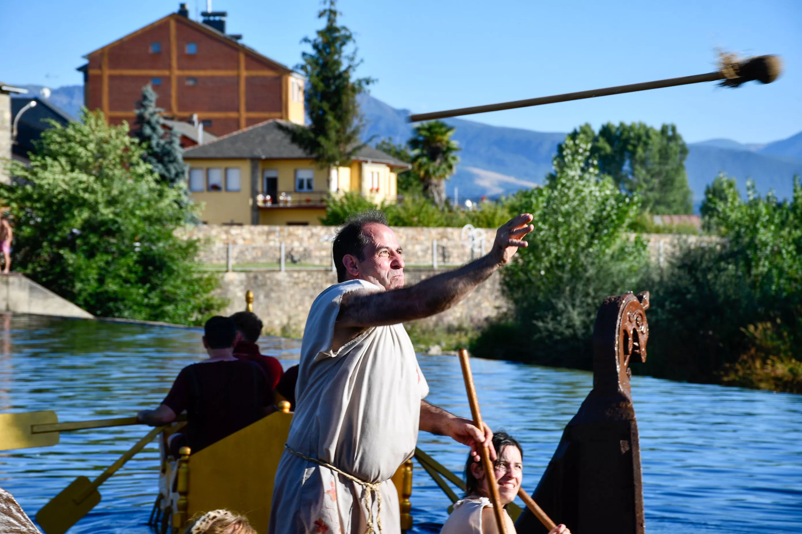 Batalla naval de la Ludus Bergidum de Cacabelos