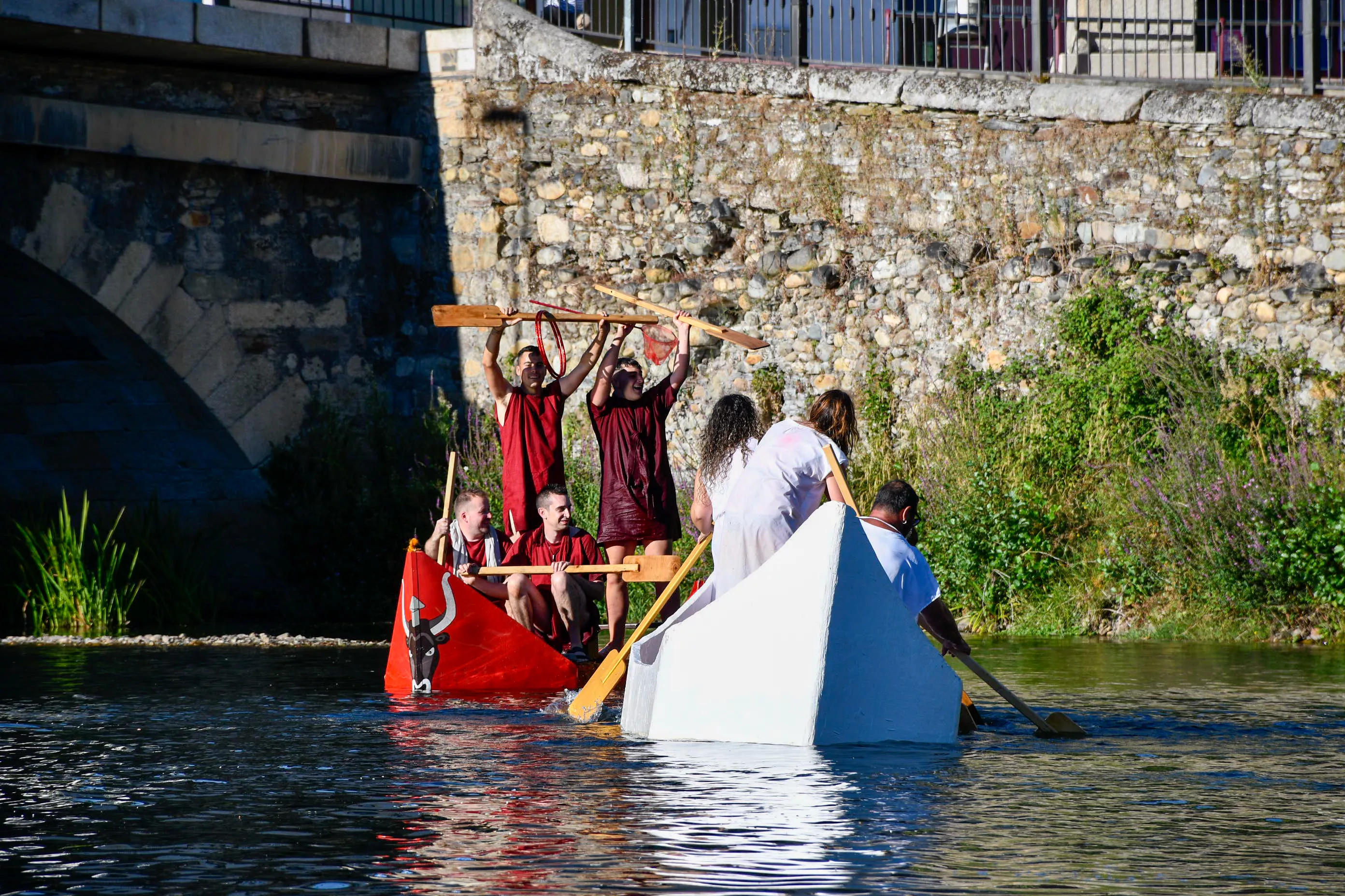 Batalla naval de la Ludus Bergidum de Cacabelos