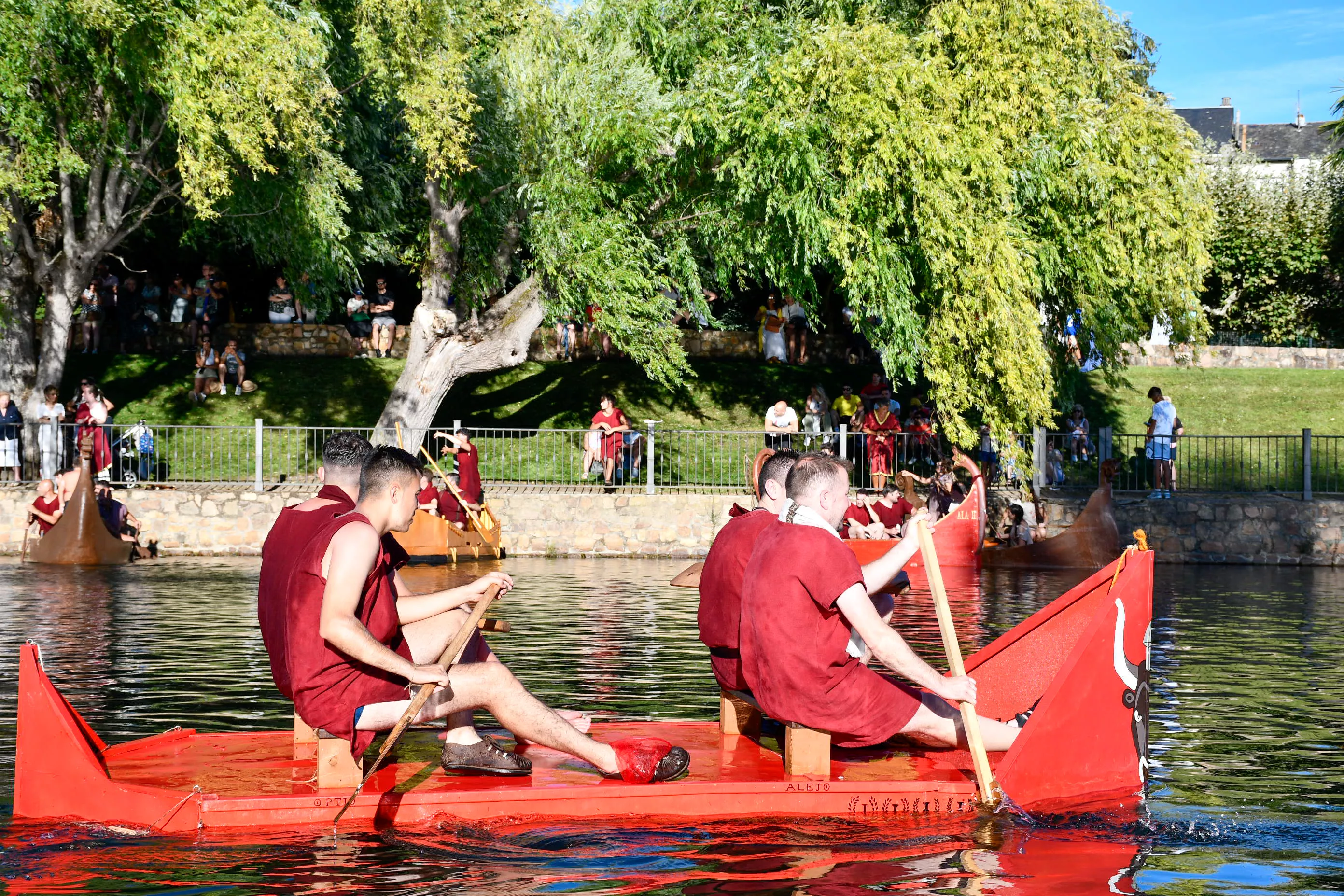 Batalla naval de la Ludus Bergidum de Cacabelos