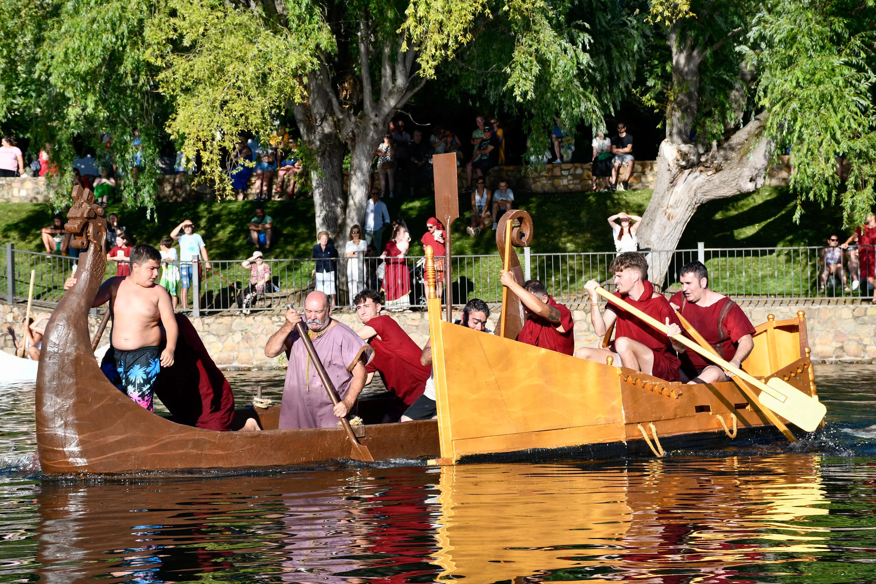 Batalla naval de la Ludus Bergidum de Cacabelos