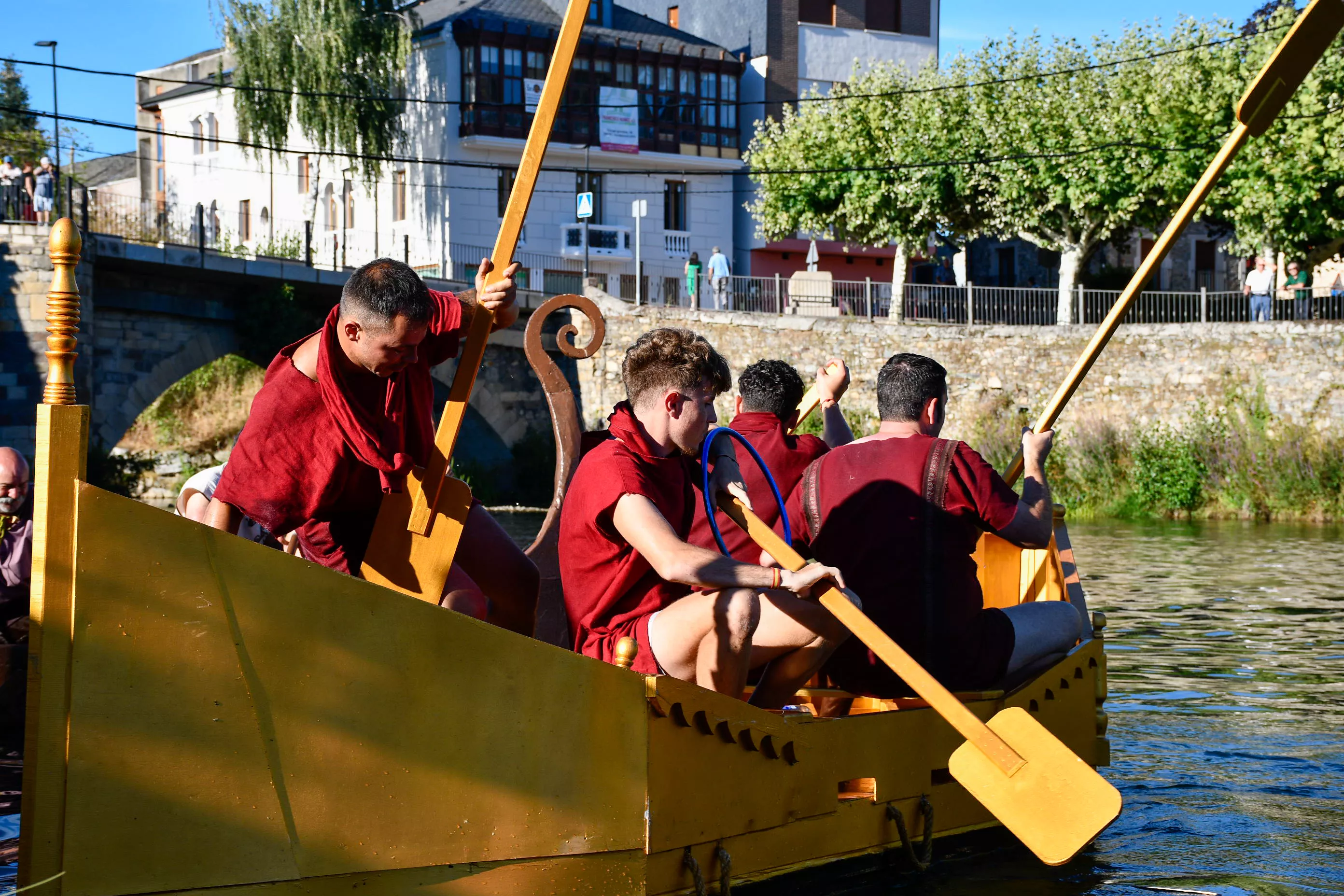 Batalla naval de la Ludus Bergidum de Cacabelos