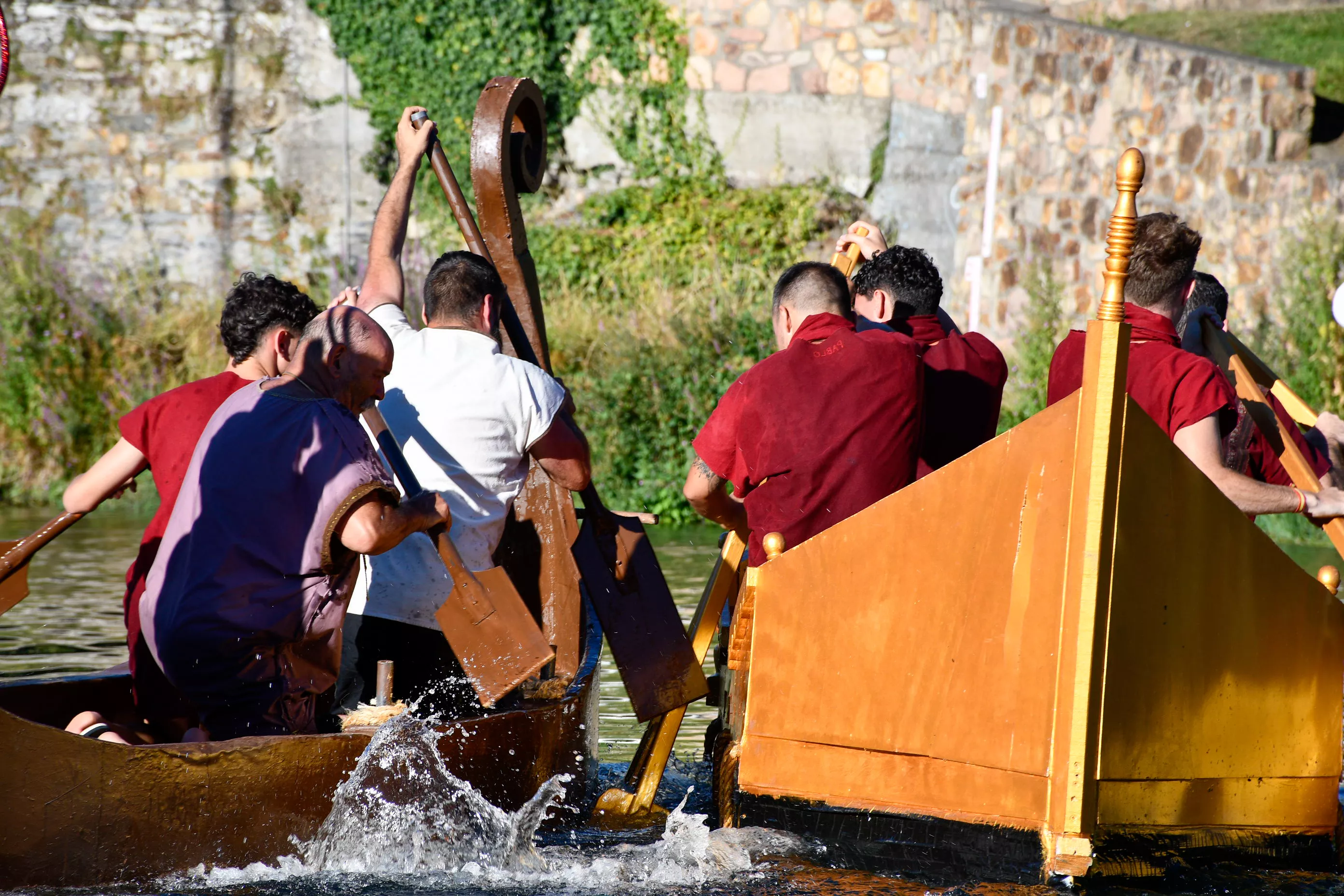 Batalla naval de la Ludus Bergidum de Cacabelos