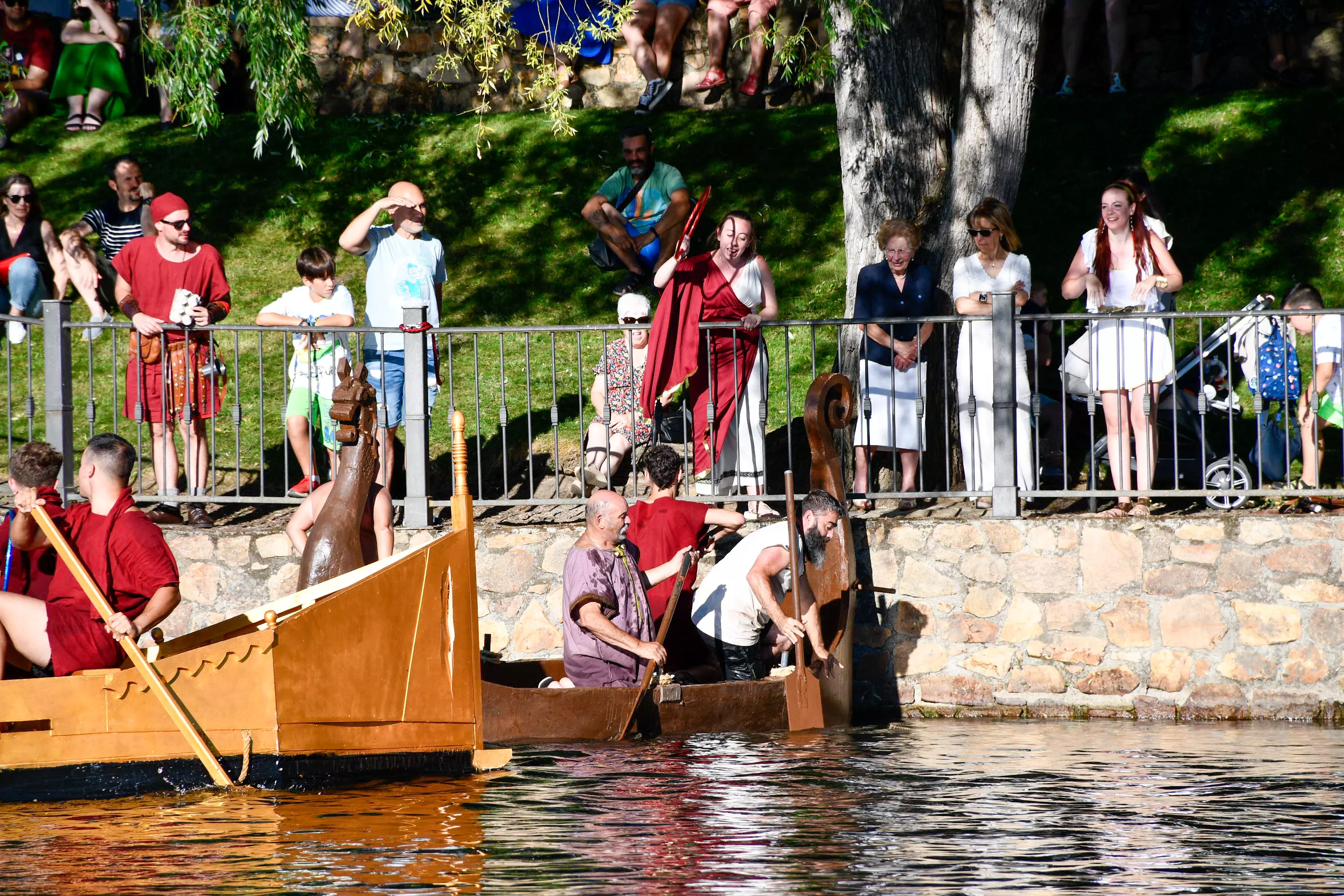 Batalla naval de la Ludus Bergidum de Cacabelos