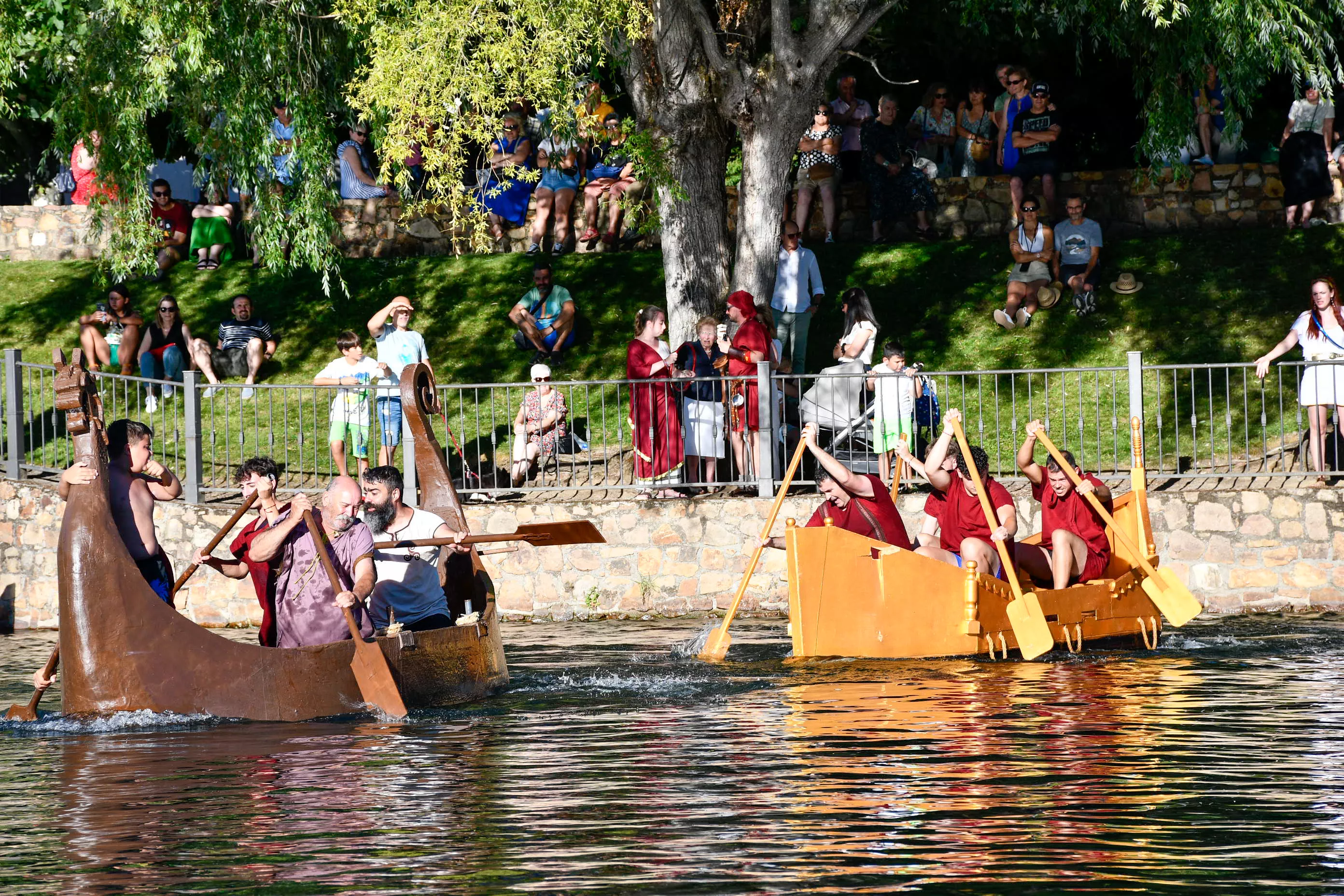 Batalla naval de la Ludus Bergidum de Cacabelos