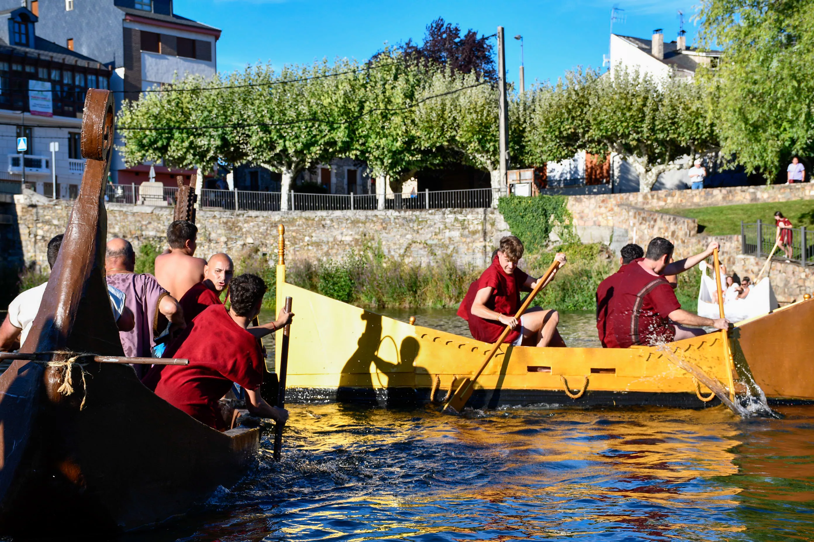 Batalla naval de la Ludus Bergidum de Cacabelos