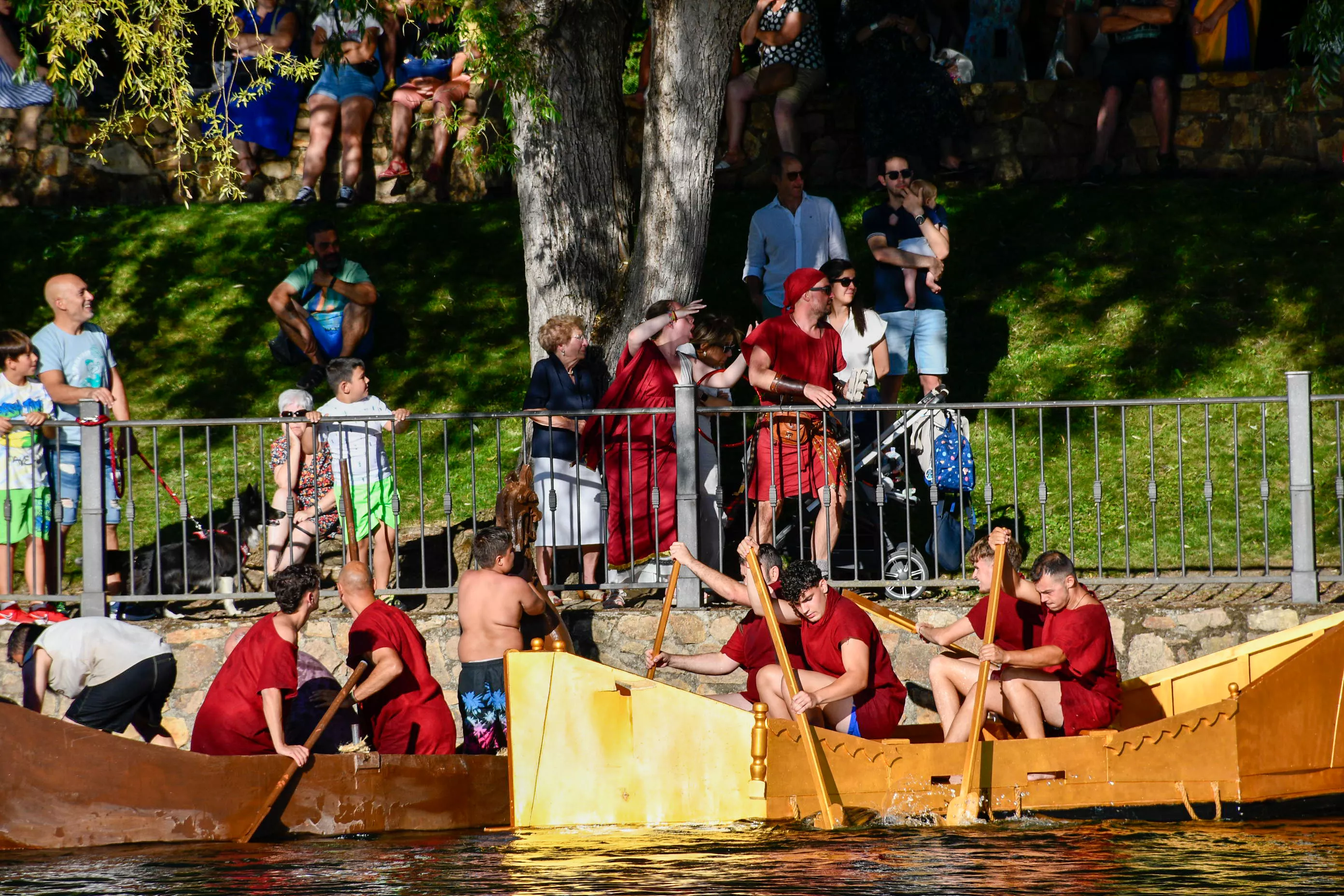 Batalla naval de la Ludus Bergidum de Cacabelos