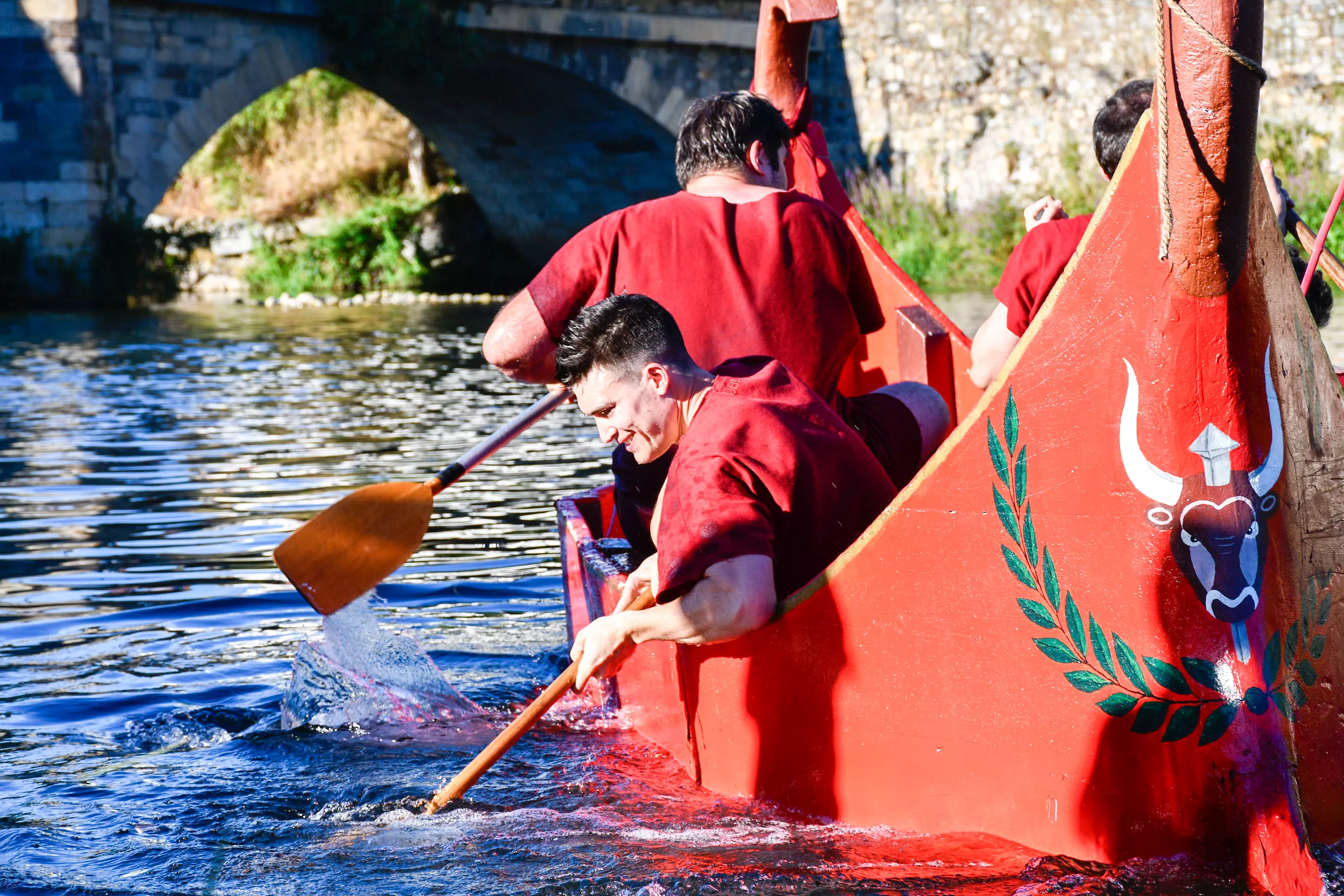 Batalla naval de la Ludus Bergidum de Cacabelos