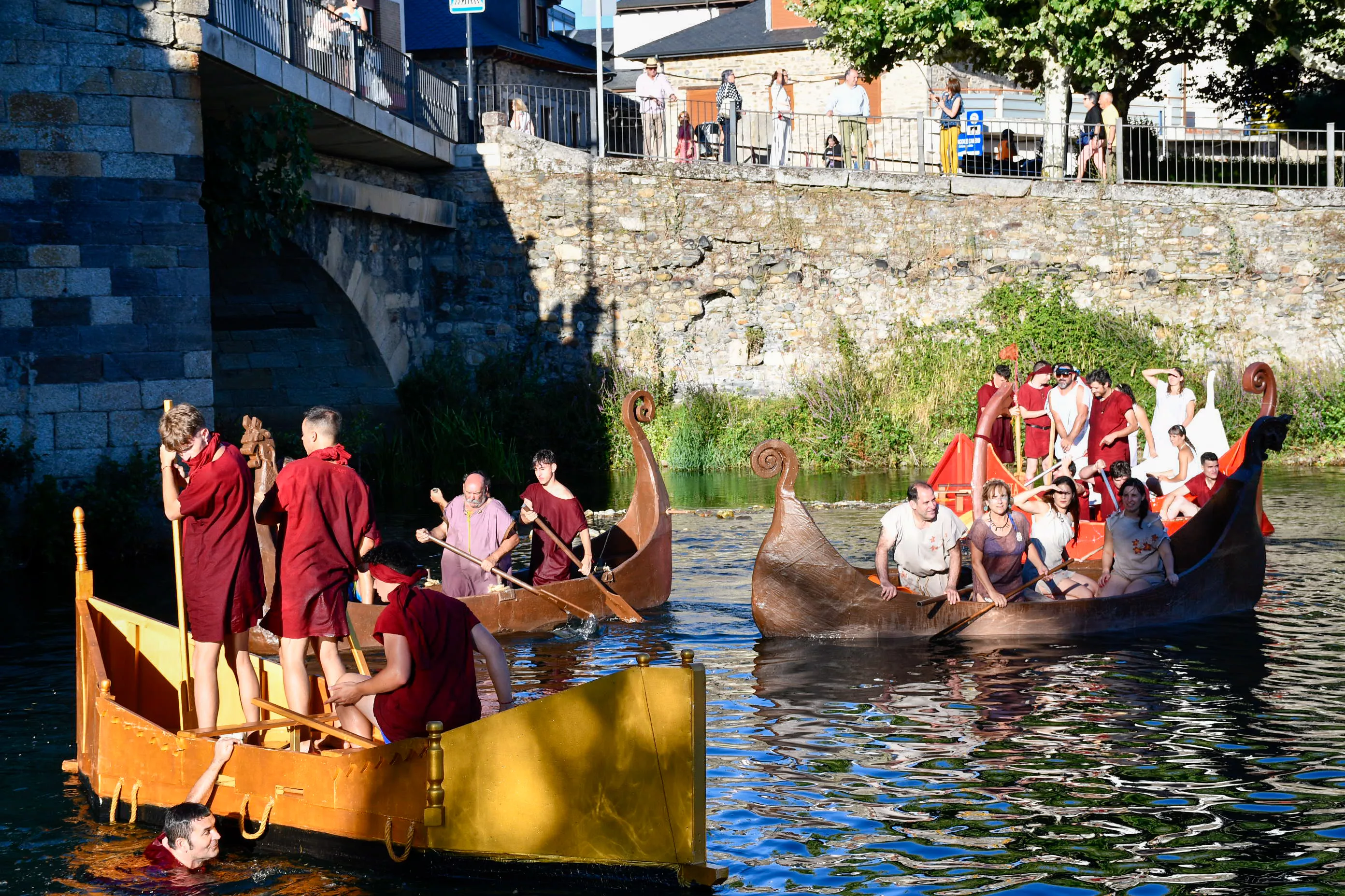 Batalla naval de la Ludus Bergidum de Cacabelos