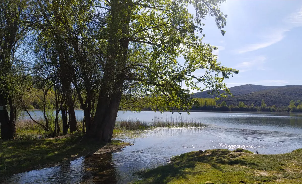 Imagen del lago de Carucedo