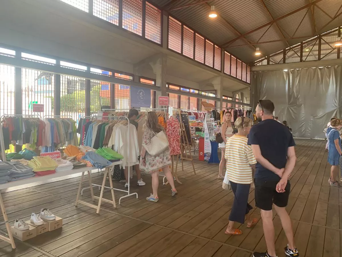 Imagen de la 'Feria de las Rebajas' de Ponferrada