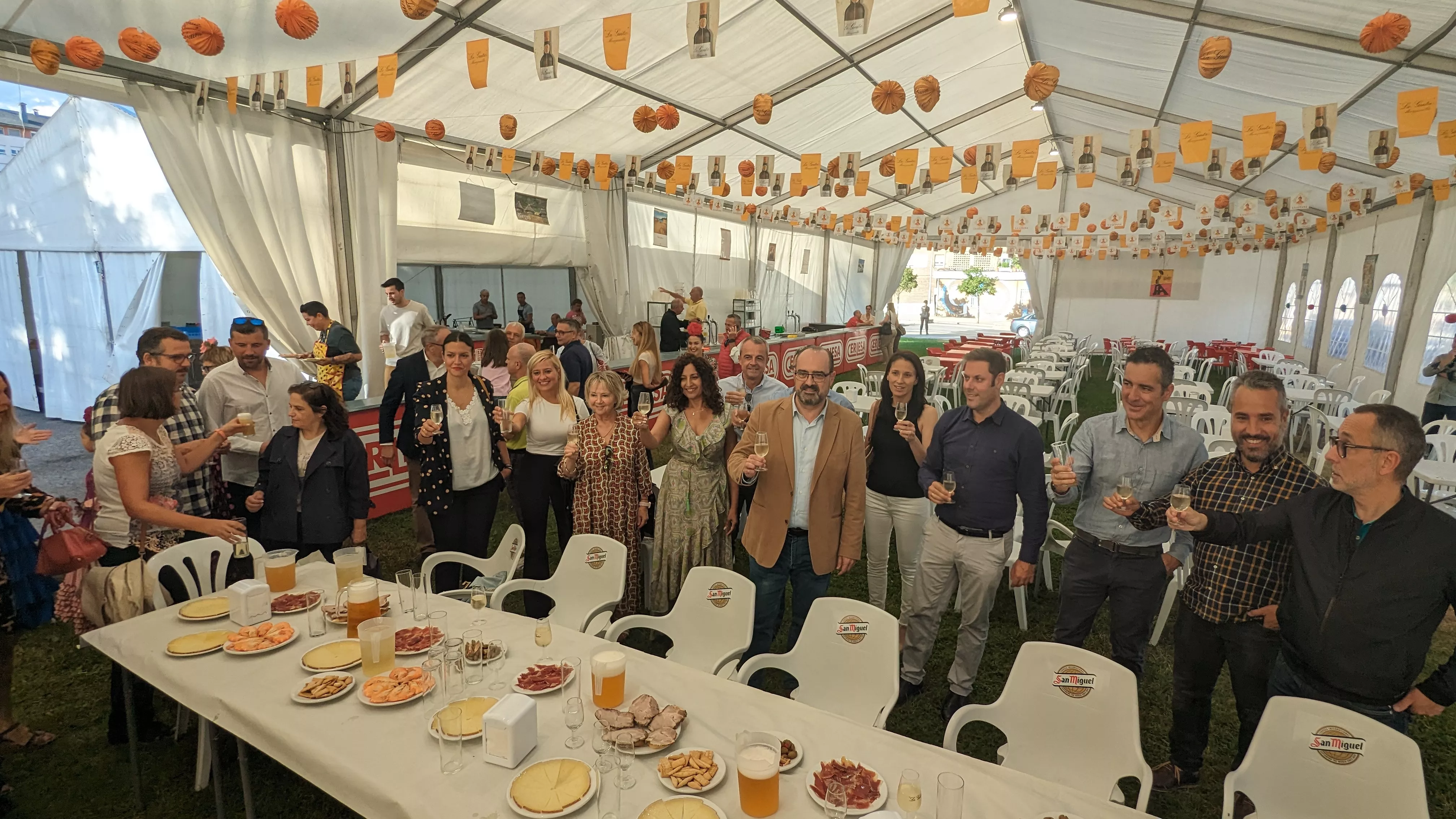 Inauguración de La Casa de Andalucía en las Fiestas de la Encina de Ponferrada