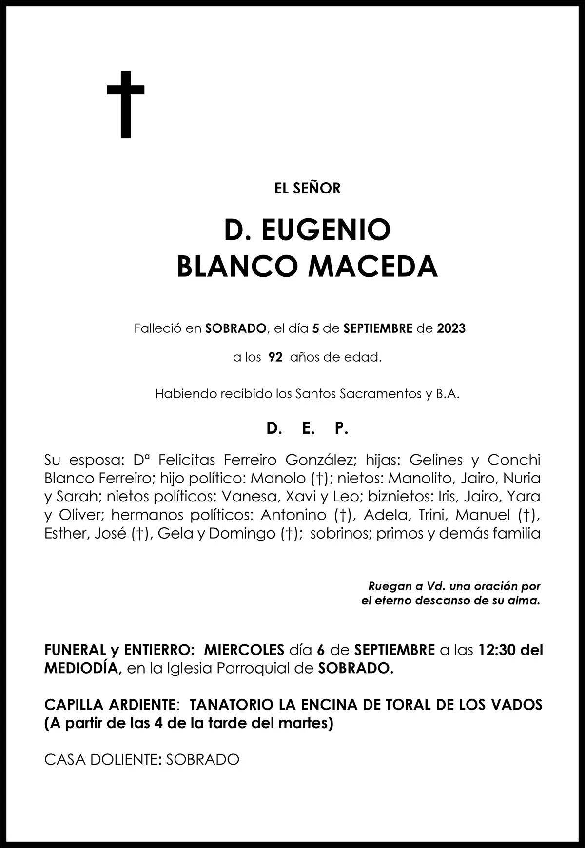 EUGENIO BLANCO MACEDA 