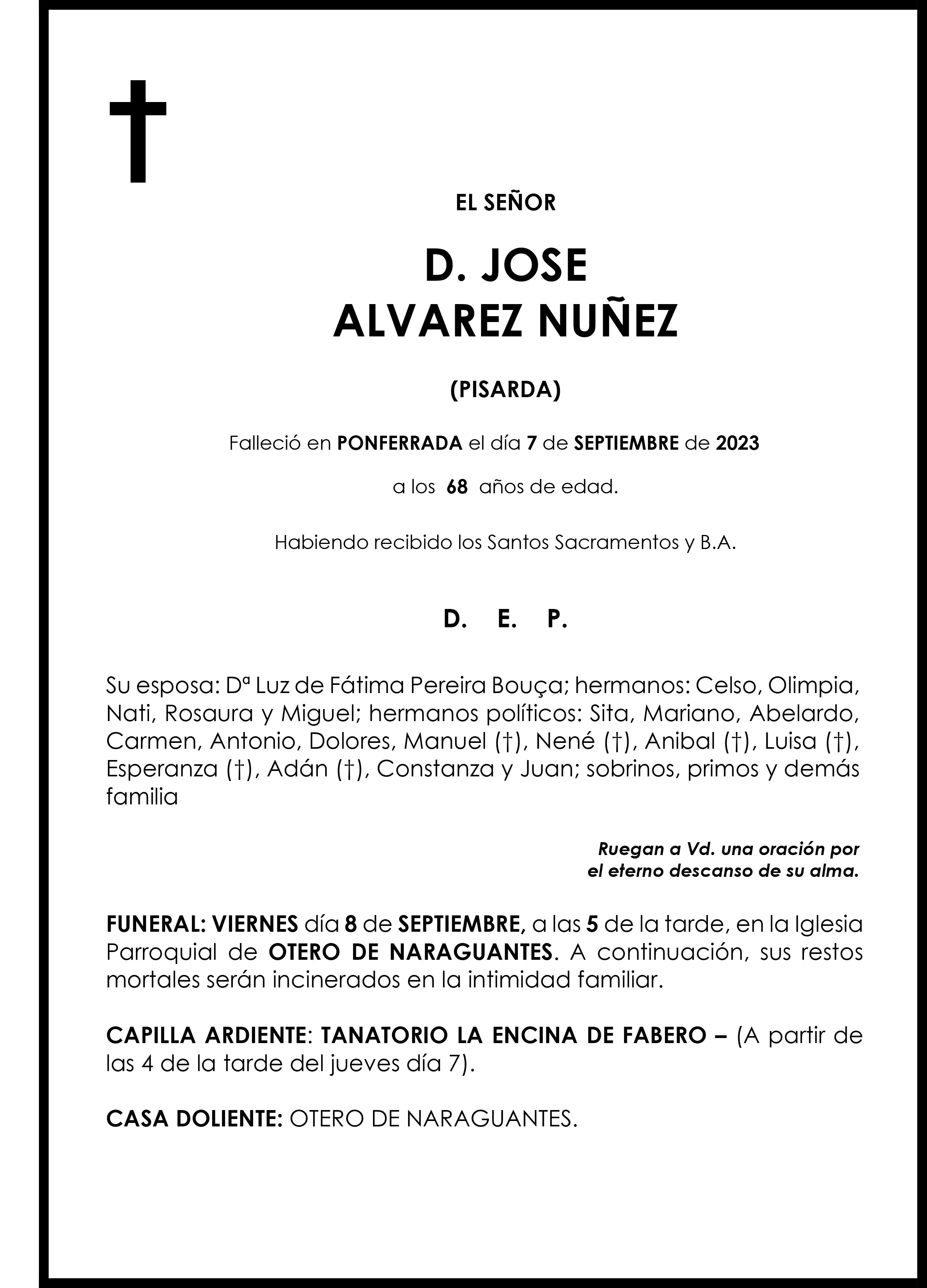 JOSE ALVAREZ NUÑEZ