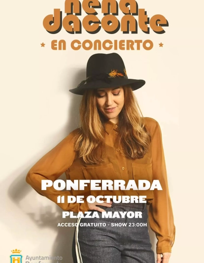 CONCIERTO NENA DACONTE ponferrada octubre