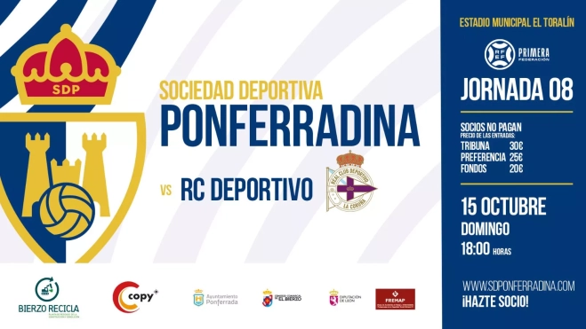 Ponferradina vs Deportivo