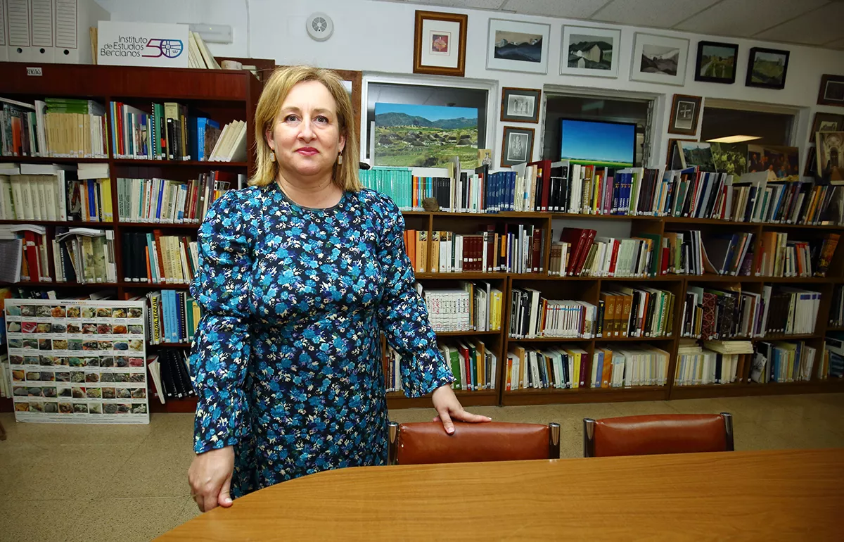La presidenta del Instituto de Estudios Bercianos, Patricia Pérez