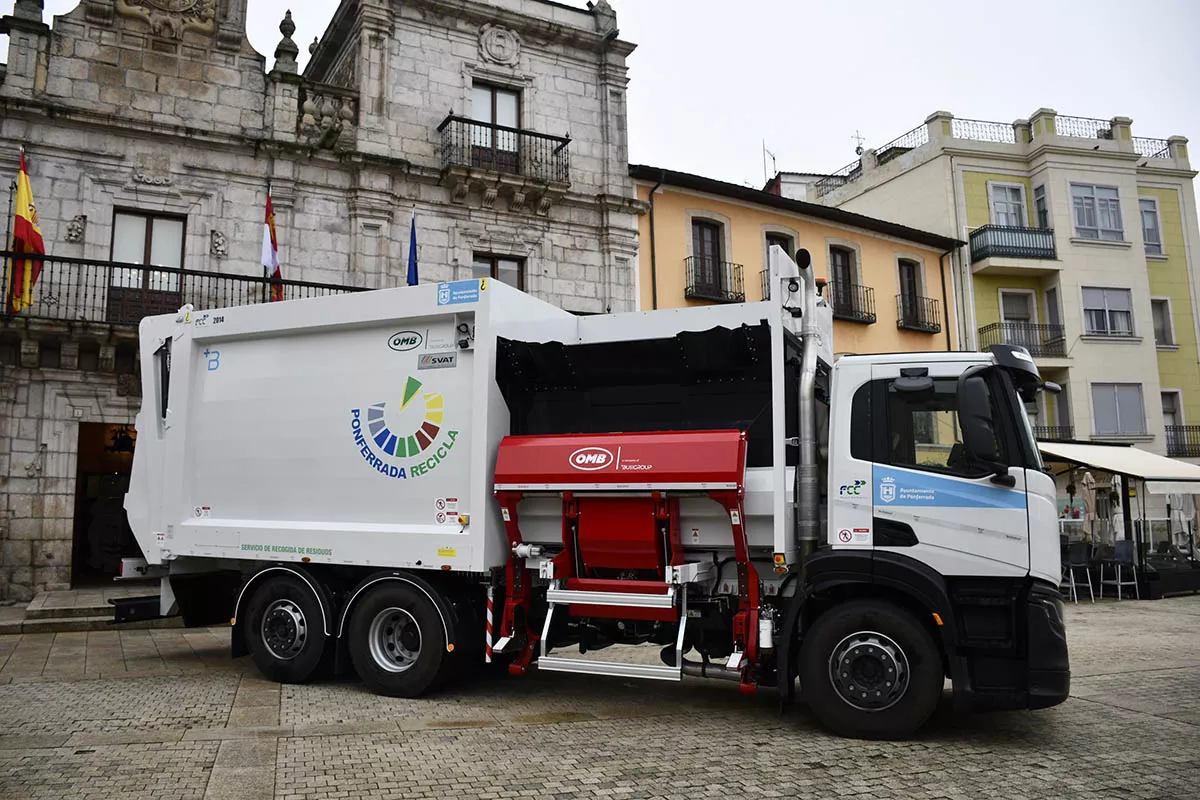 Nuevo camión basura de Ponferrada