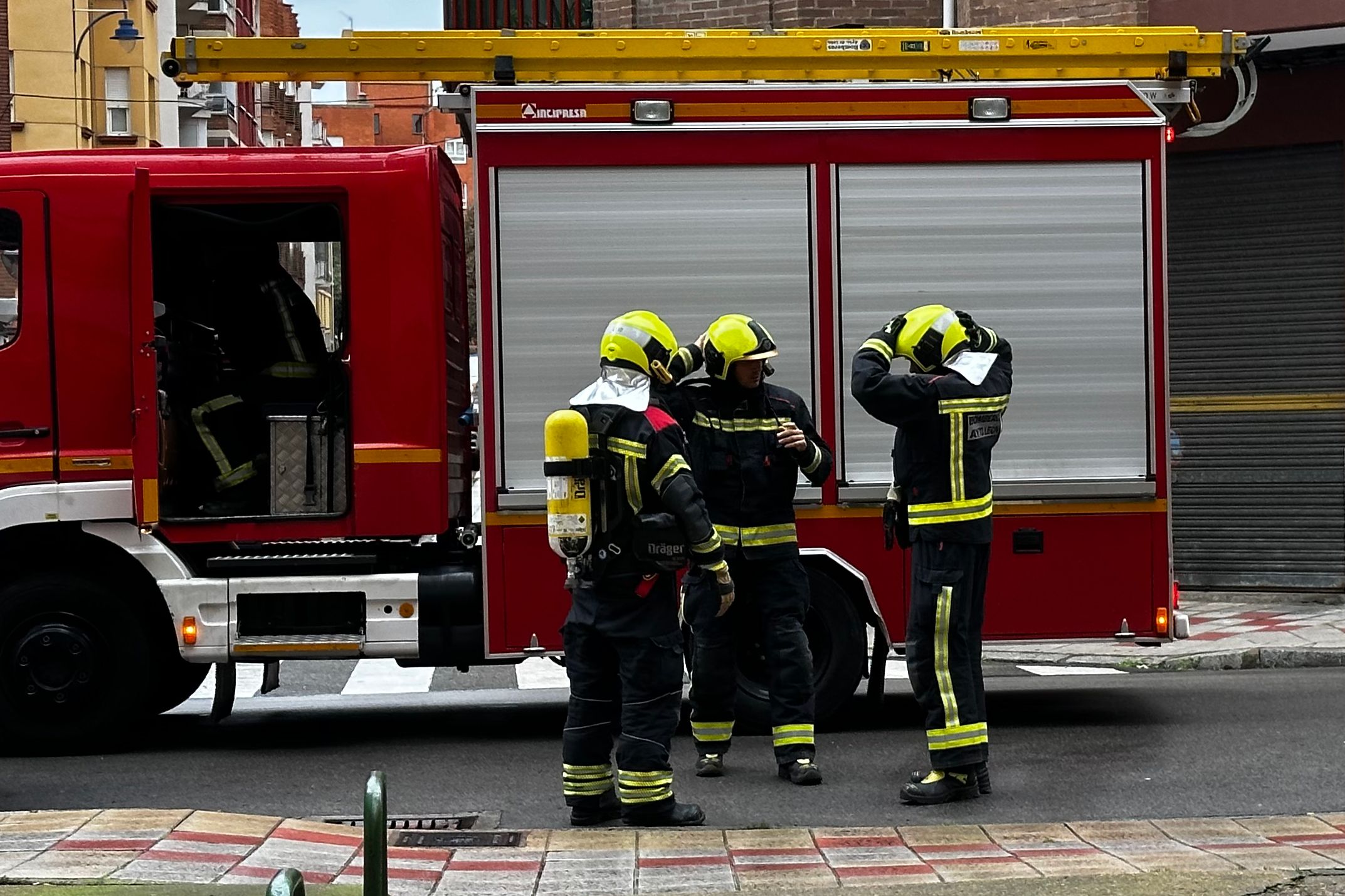 Intervenciones de los bomberos de León 