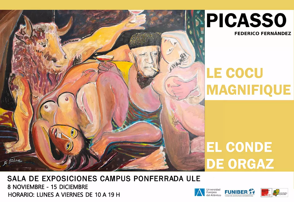 Cartel exposición 'Le Cocu Magnifique y el Conde de Orgaz'.