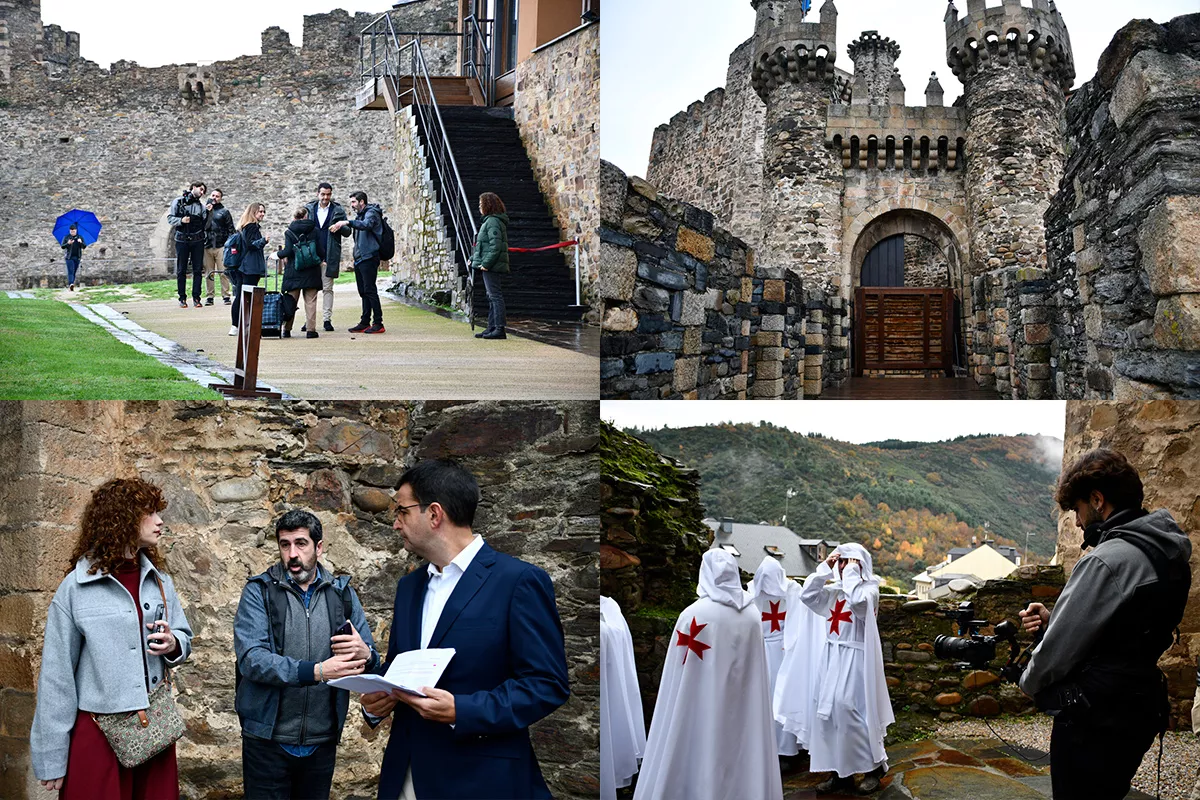 Grabación en el Castillo de Ponferrada 2