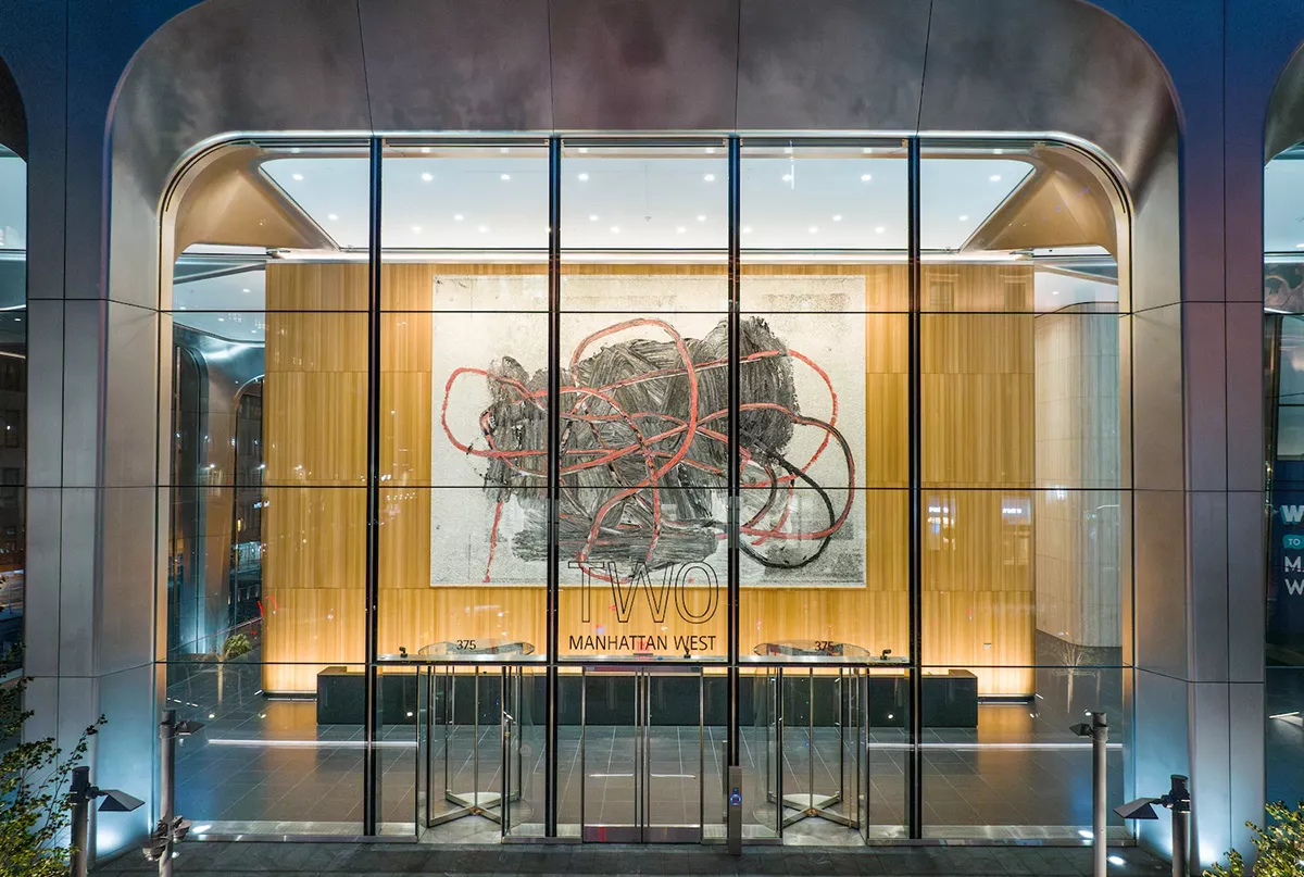 Two Manhattan West Lobby with Christopher Wool Mosaic1