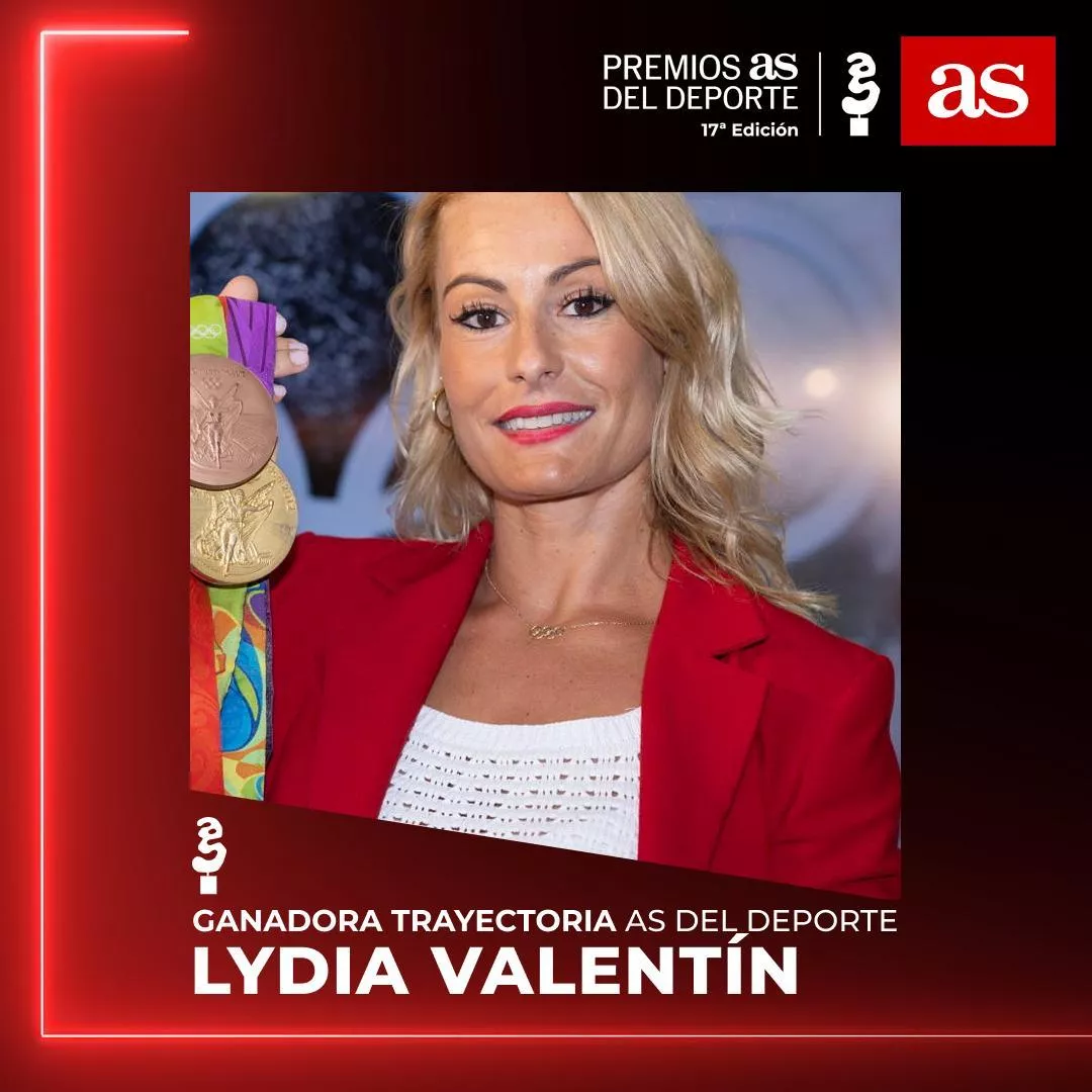 Lydia Valentín premio a la trayectoria AS