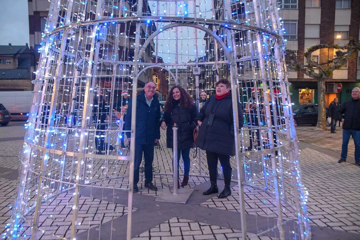 Encendido de las luces de Navidad de Bembibre 