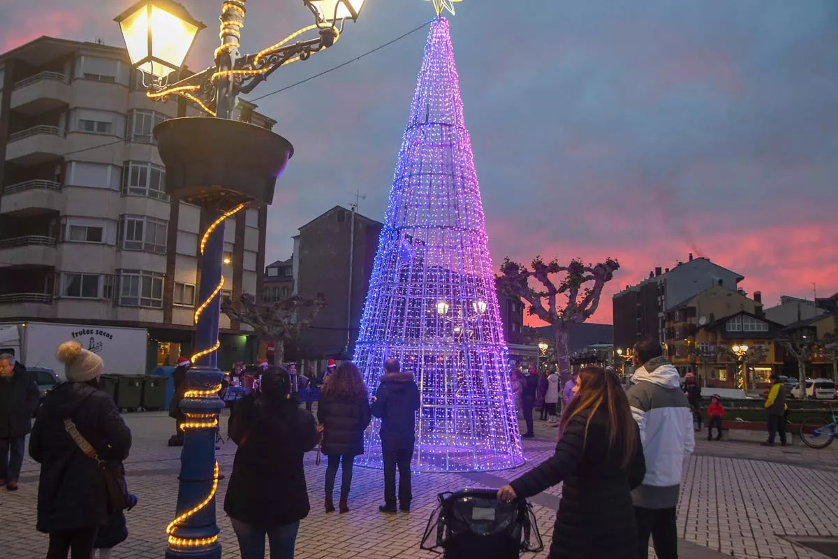 Encendido de las luces de Navidad de Bembibre 