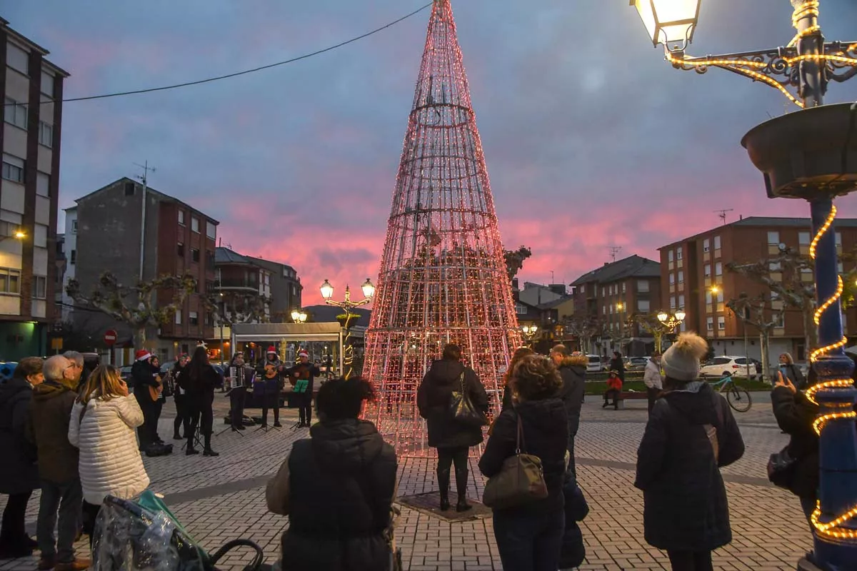 Encendido de las luces de Navidad de Bembibre 