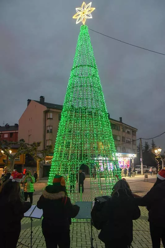 Encendido de las luces de Navidad de Bembibre 