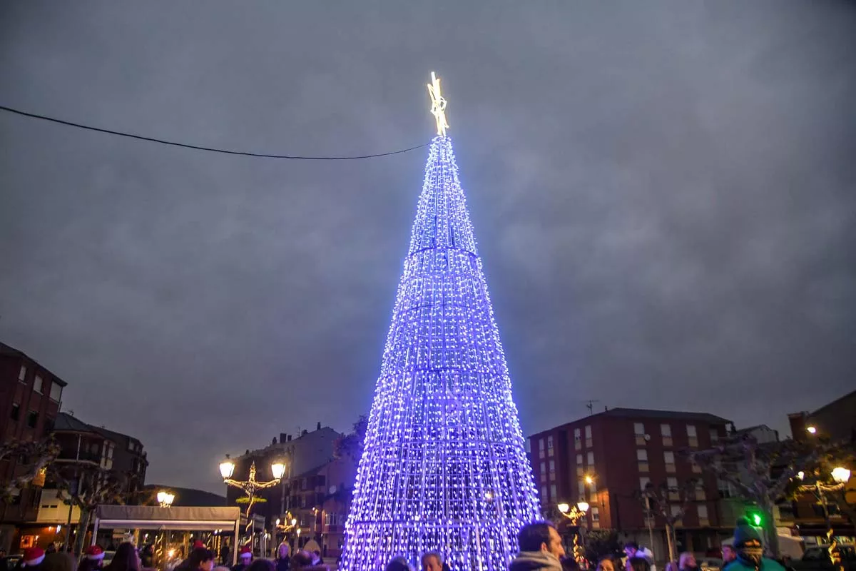 Encendido de las luces de Navidad de Bembibre 