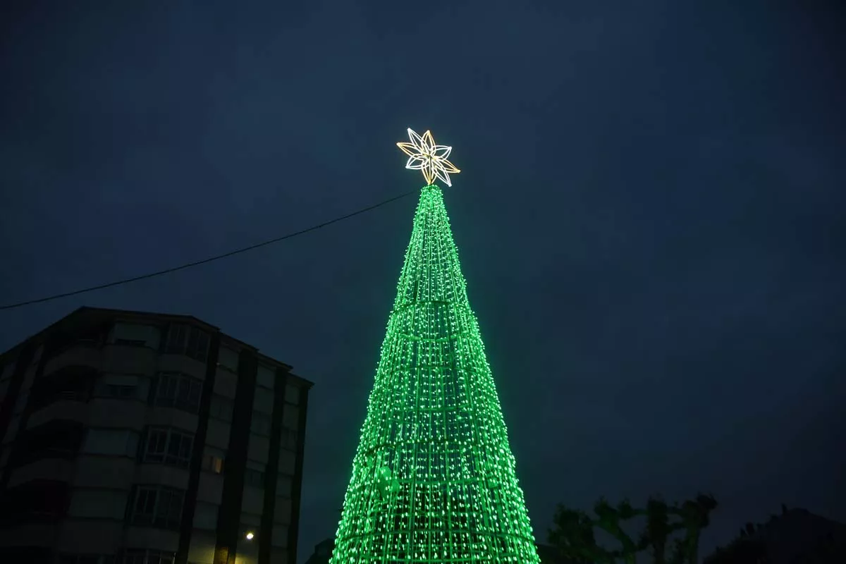 Encendido de las luces de Navidad de Bembibre 