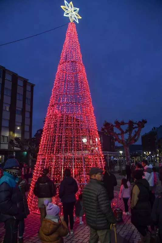 Encendido de las luces de Navidad de Bembibre 