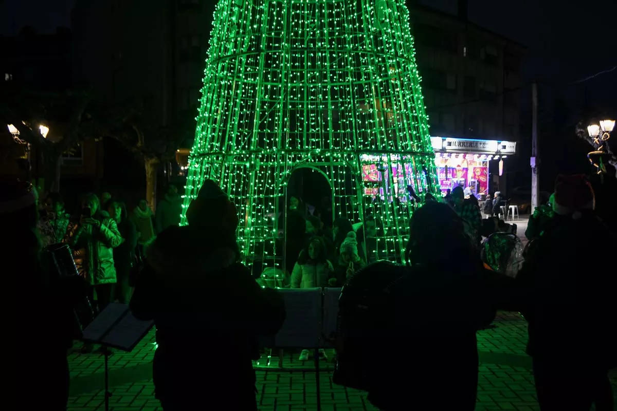 Encendido de las luces de Navidad de Bembibre 