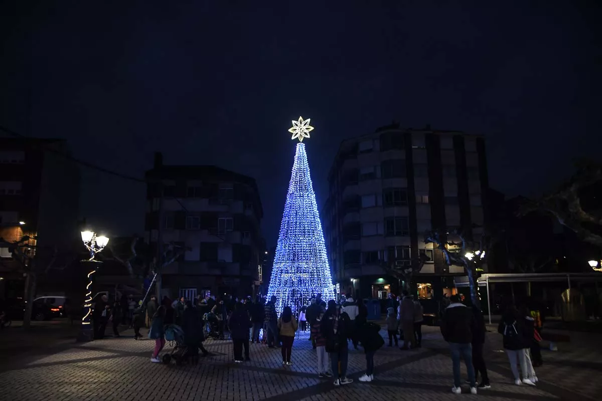 Encendido de las luces de Navidad de Bembibre 