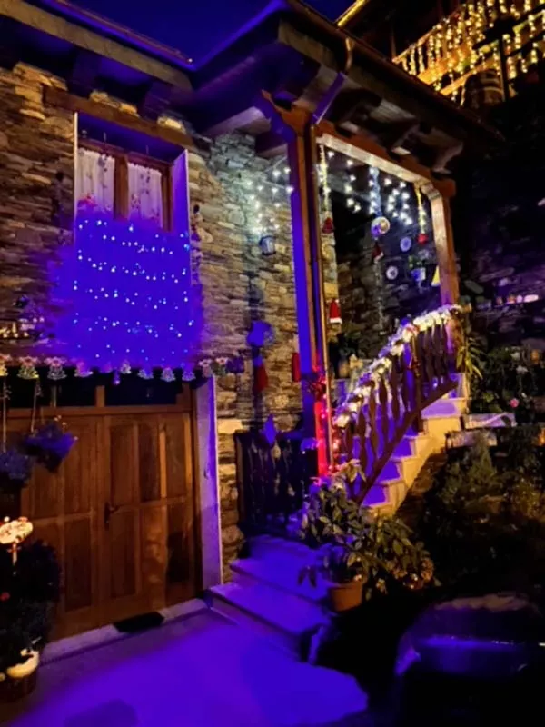 Adornos de Navidad en San Clemente de Valdueza