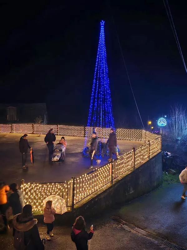 Iluminación de Navidad en Librán